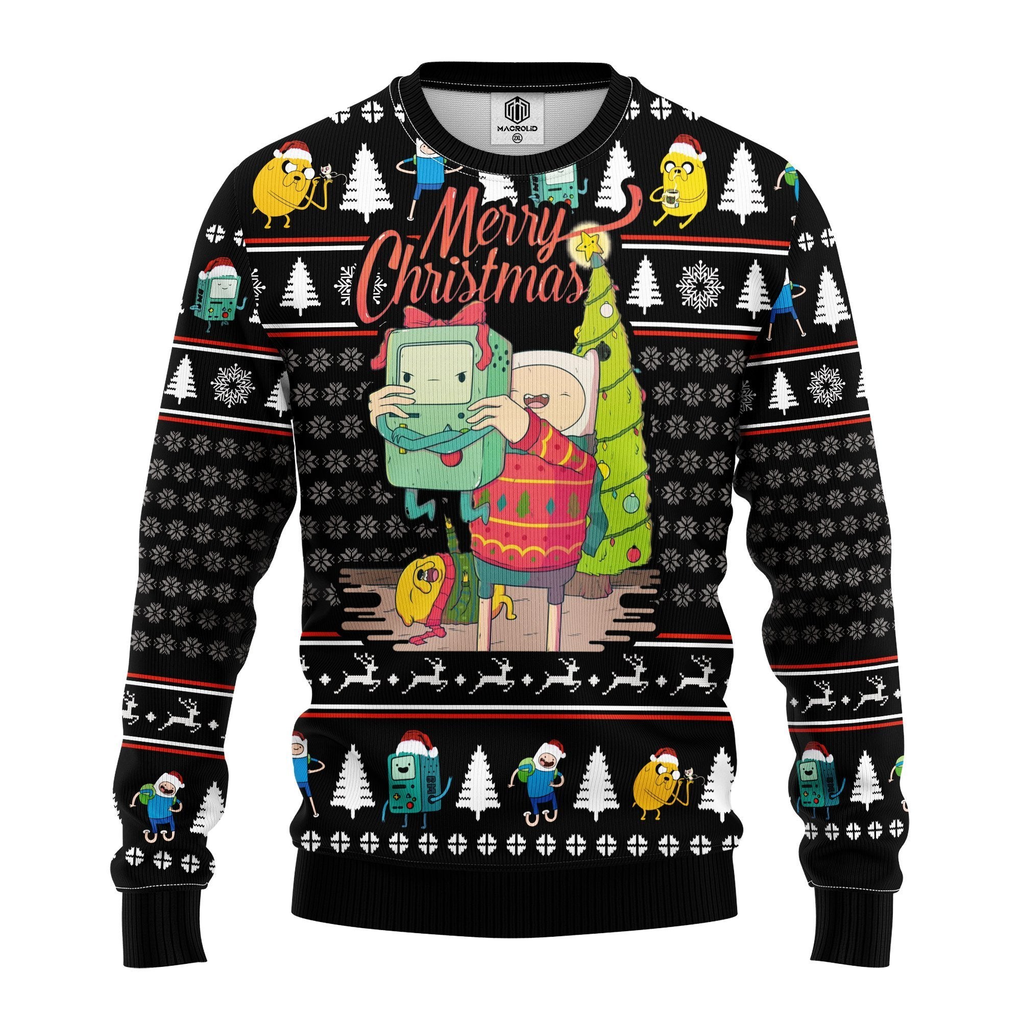 Aventure Time Ugly Christmas Sweater Amazing Gift Idea Thanksgiving Gift