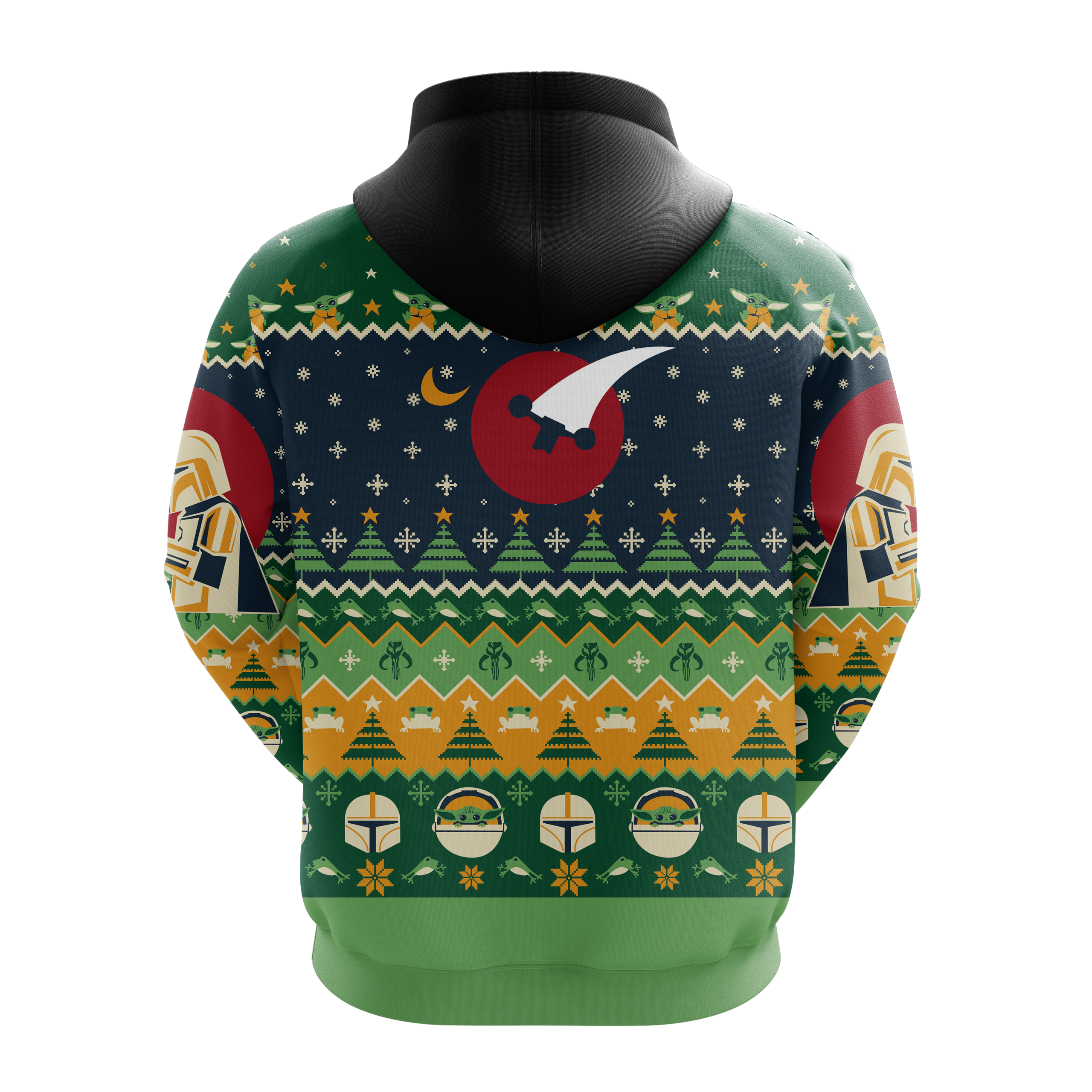 Baby Yoda Star Wars Hoodie Zip Xmas Gift