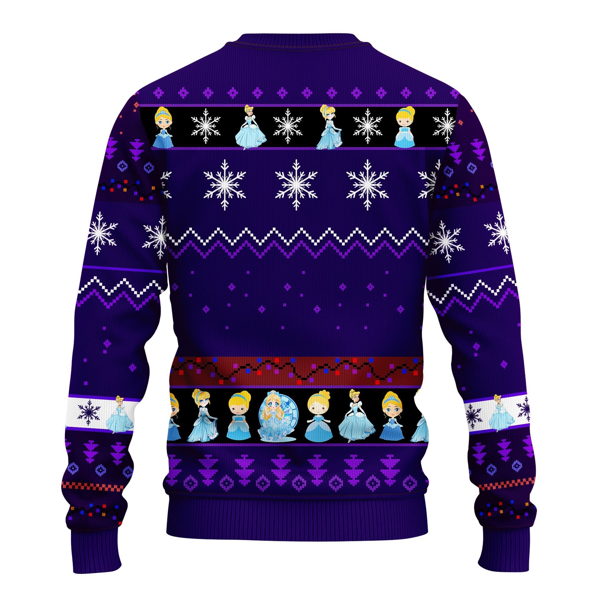 Cinderella Ugly Christmas Sweater Purple Amazing Gift Idea Thanksgiving Gift