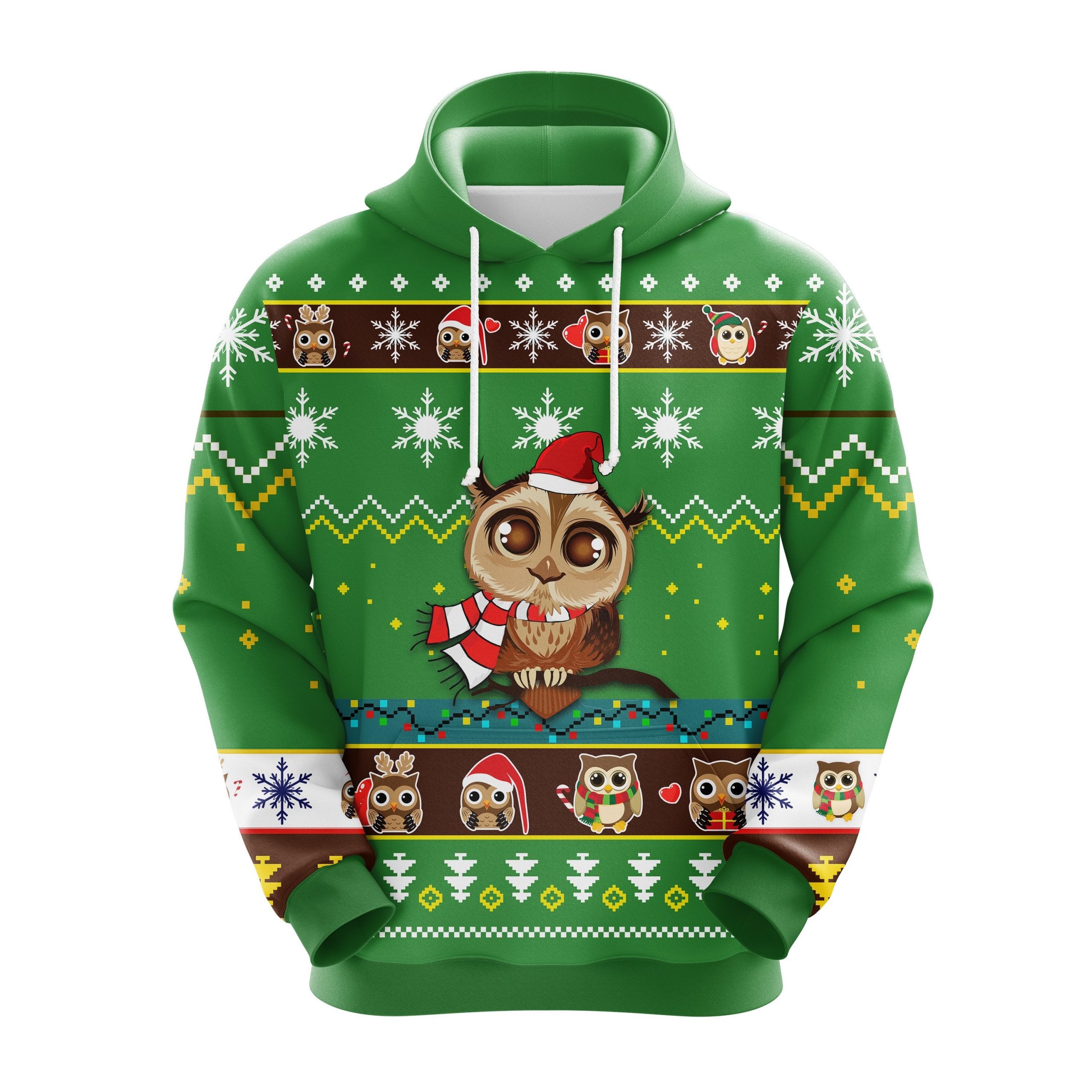 Owl Chritmas Chritmas Cute Noel Mc Ugly Hoodie Amazing Gift Idea Thanksgiving Gift