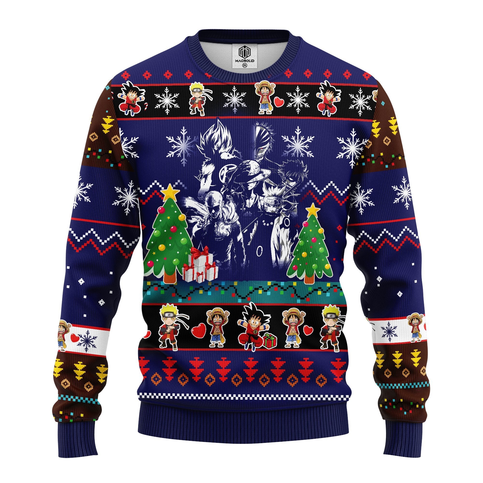 Anime Ugly Christmas Sweater 1- Amazing Gift Idea Thanksgiving Gift