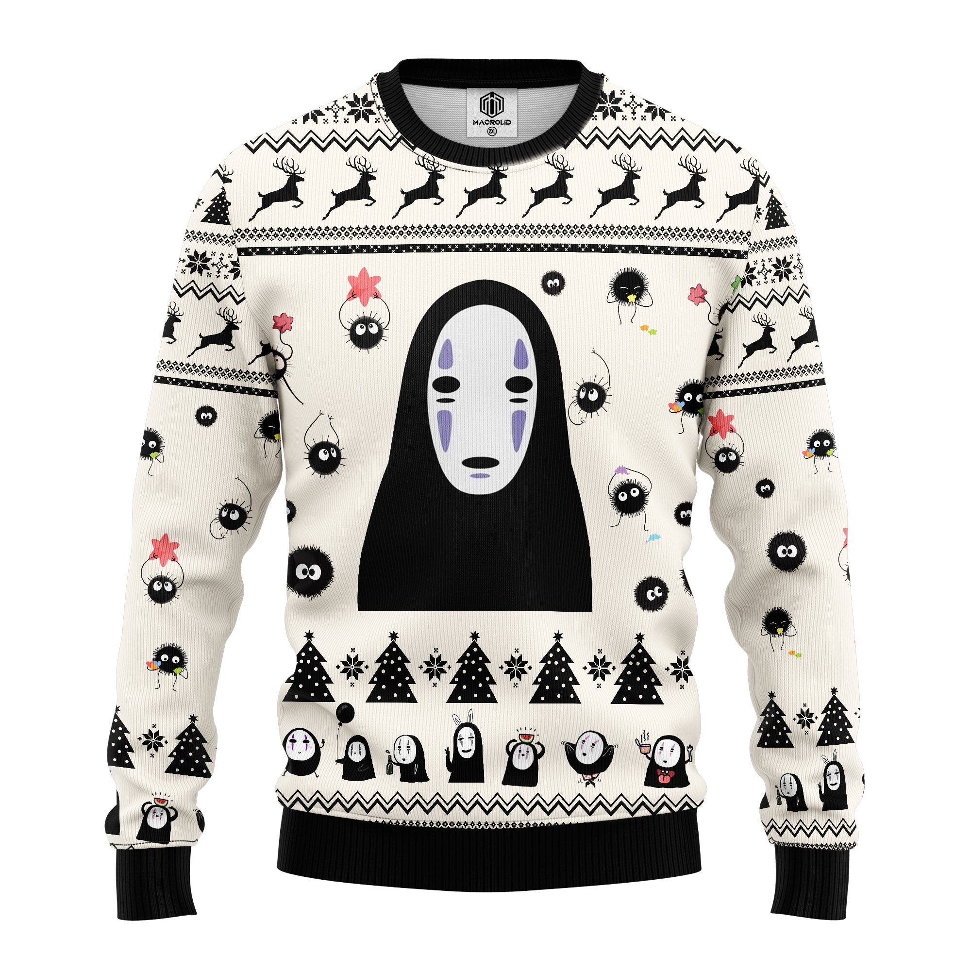 No Face White Ugly Christmas Sweater Amazing Gift Idea Thanksgiving Gift