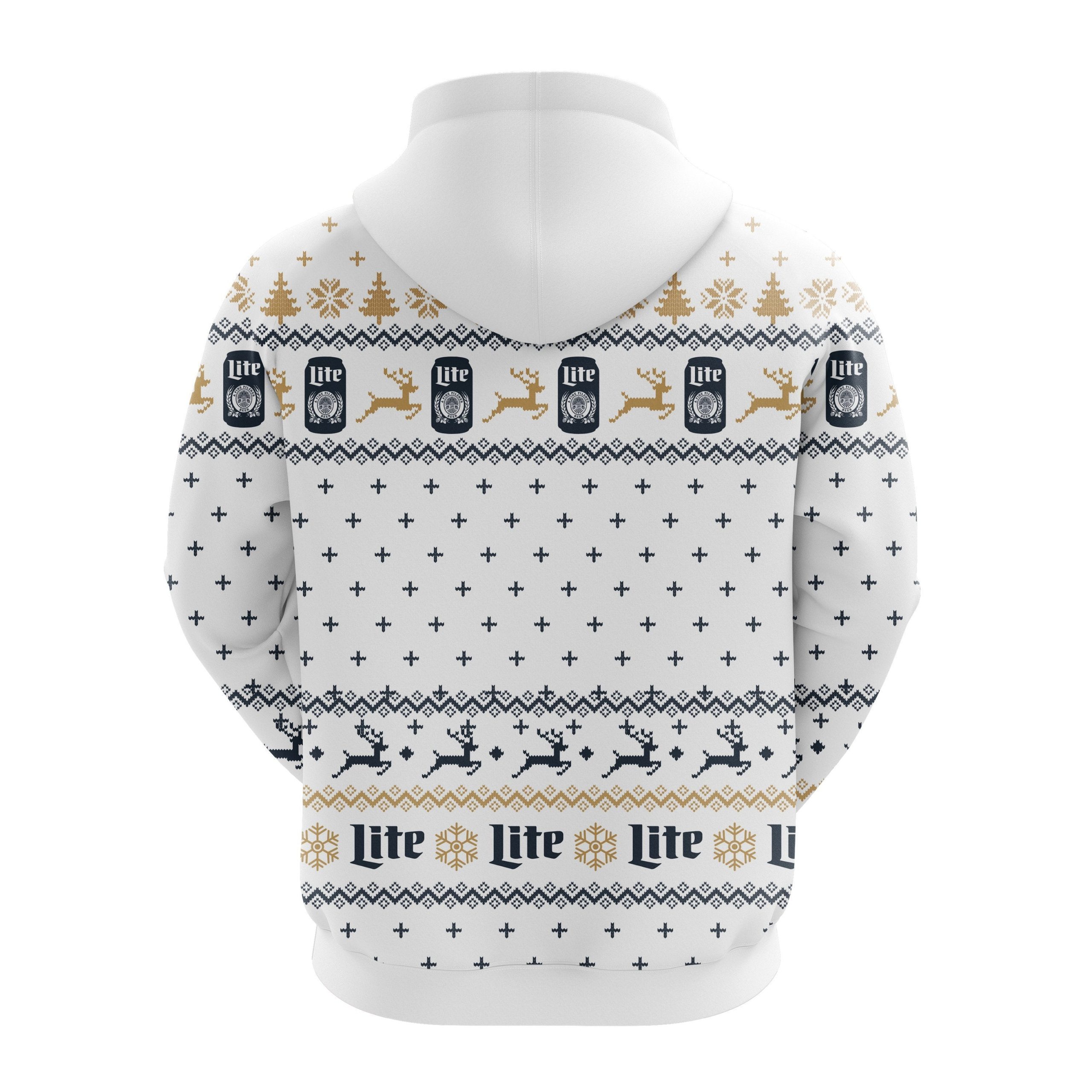 Miller Lite V5 Christmas Cute Noel Mc Ugly Hoodie Amazing Gift Idea Thanksgiving Gift