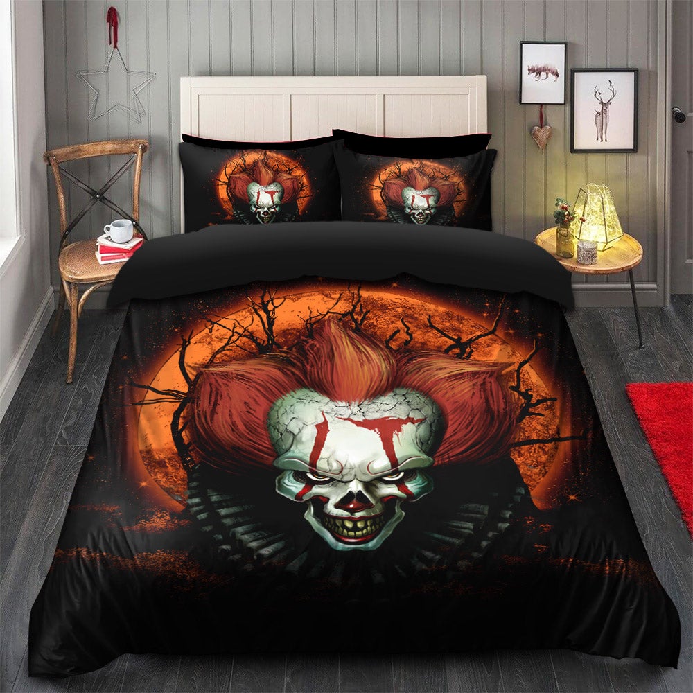 It Pennywise Moonlight Bedding Set Duvet Cover And 2 Pillowcases