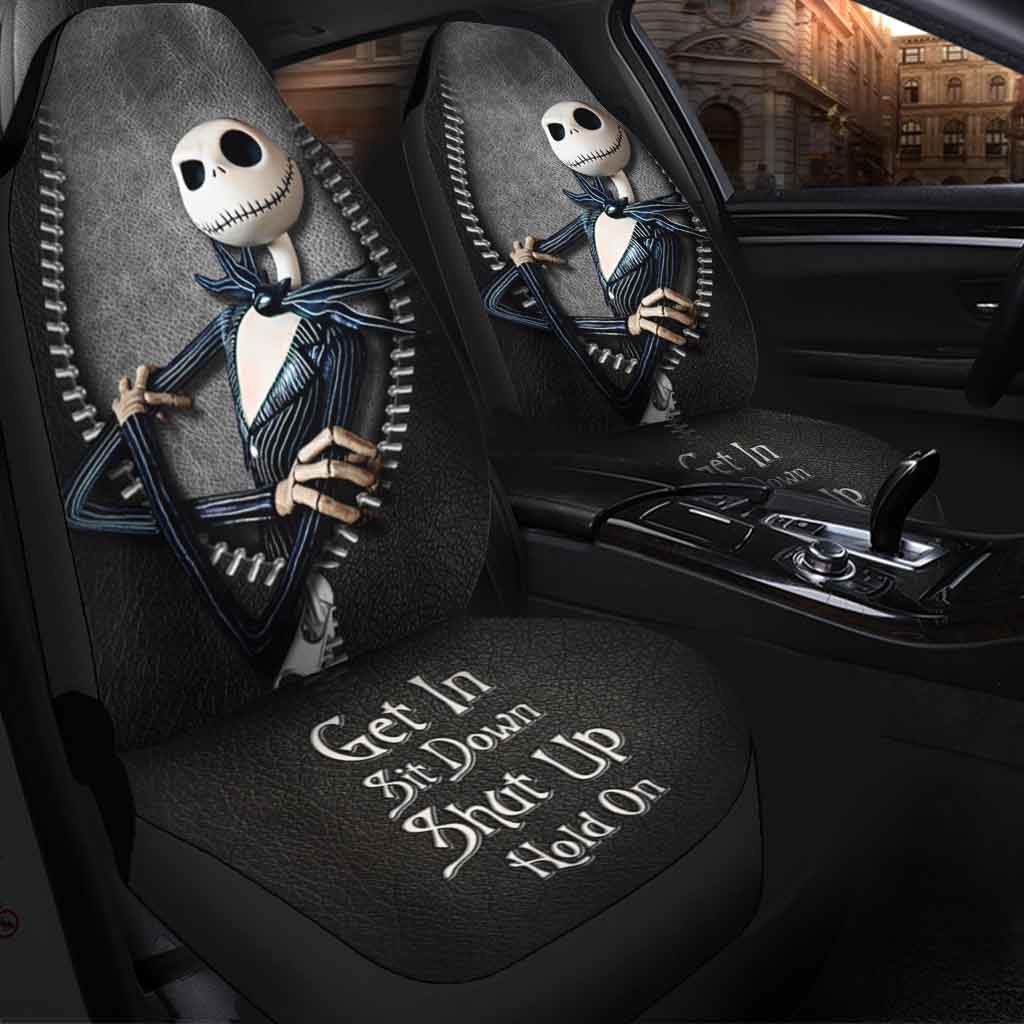Jack Skellington Nightmare Get In Sit Down Shut Up Hold On Car Seat Covers