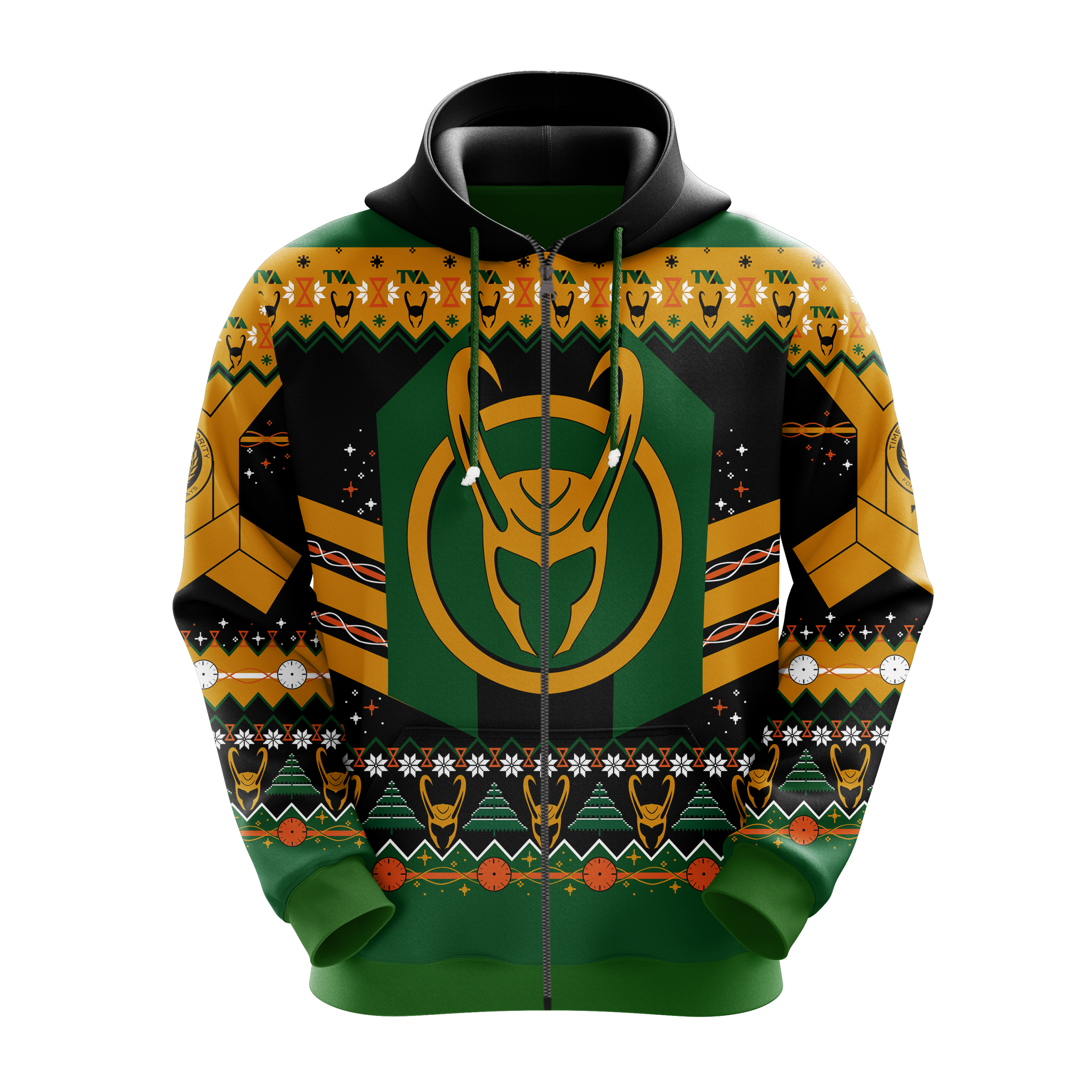 Loki Hoodie Zip Xmas Gift