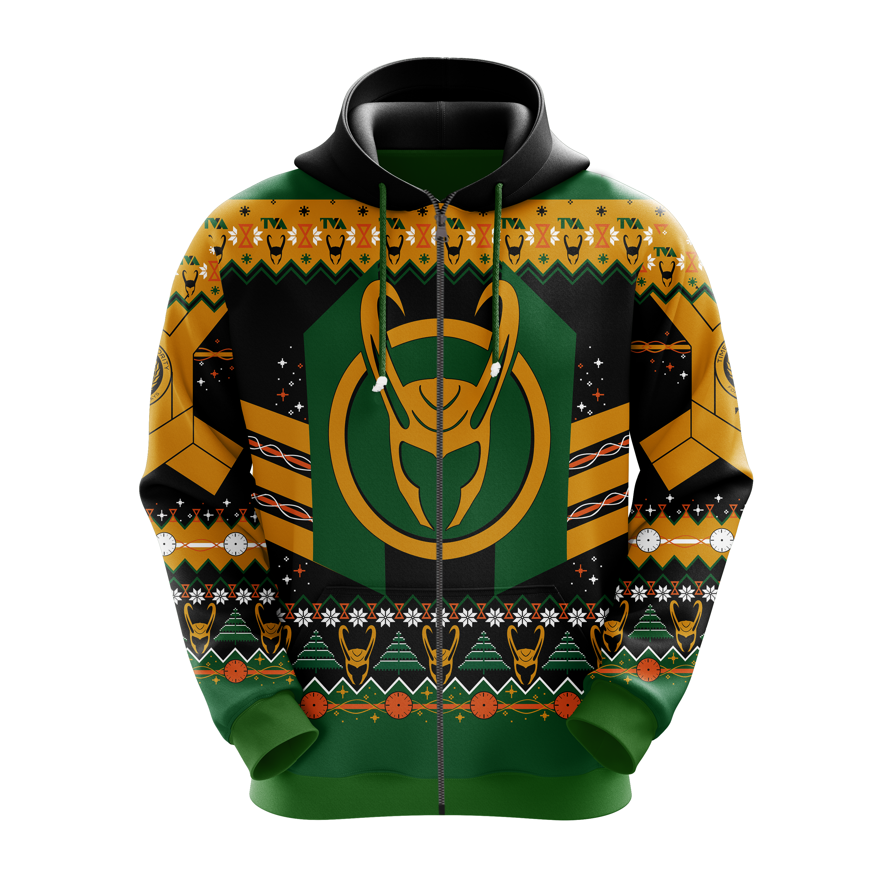 Loki Hoodie Zip Xmas Gift