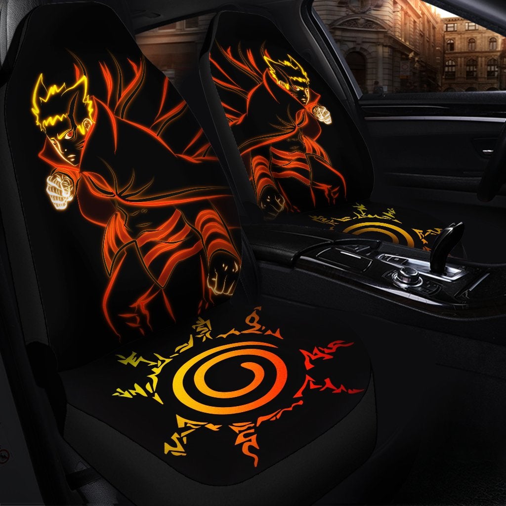 Naruto Baryon Mode Car Premium Custom Car Seat Covers Decor Protectors