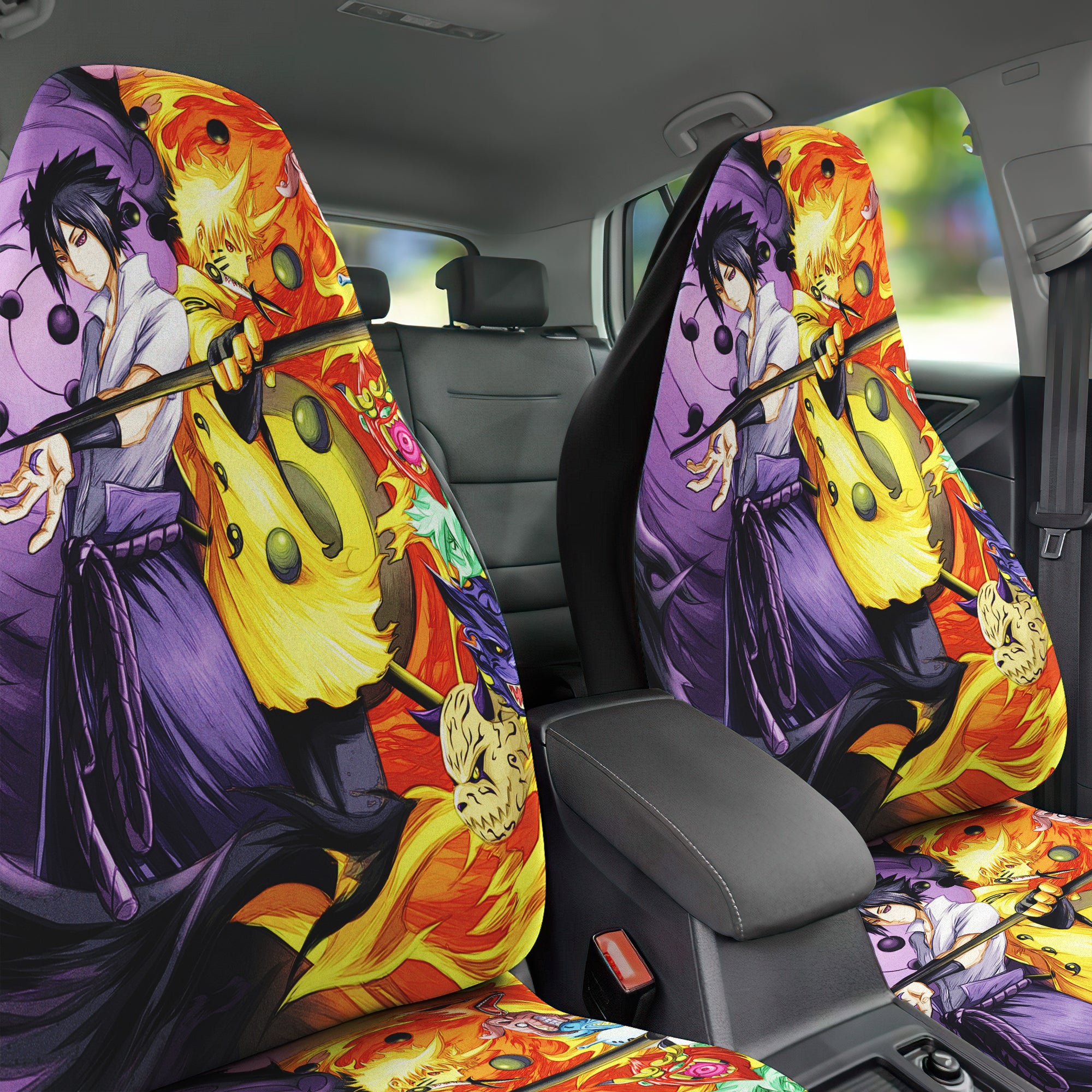 Naruto Sasuke Car Seat Covers Amazing Best Gift Idea