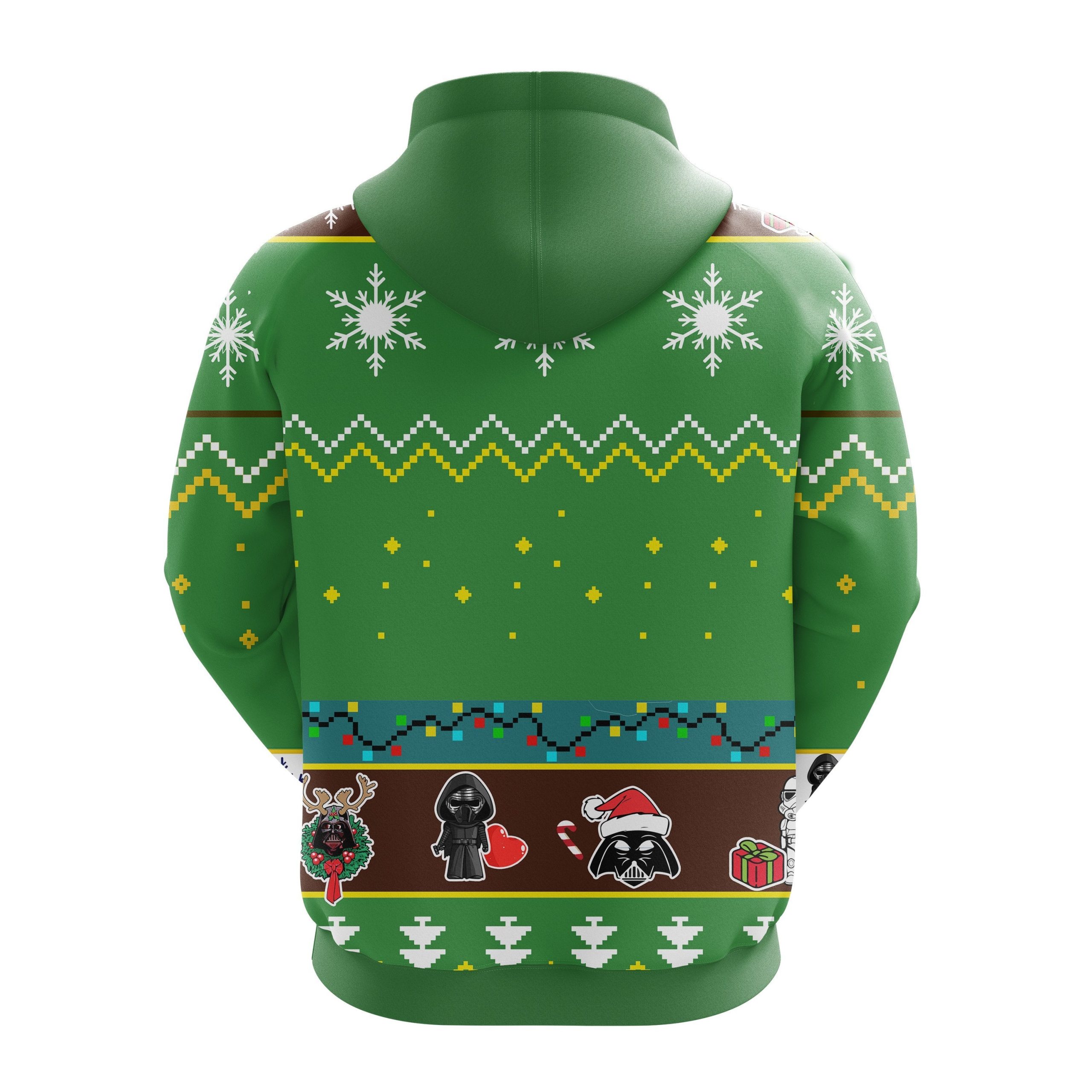 Star Wars Christmas Cute Noel Mc Ugly Hoodie Green 2- Amazing Gift Idea Thanksgiving Gift