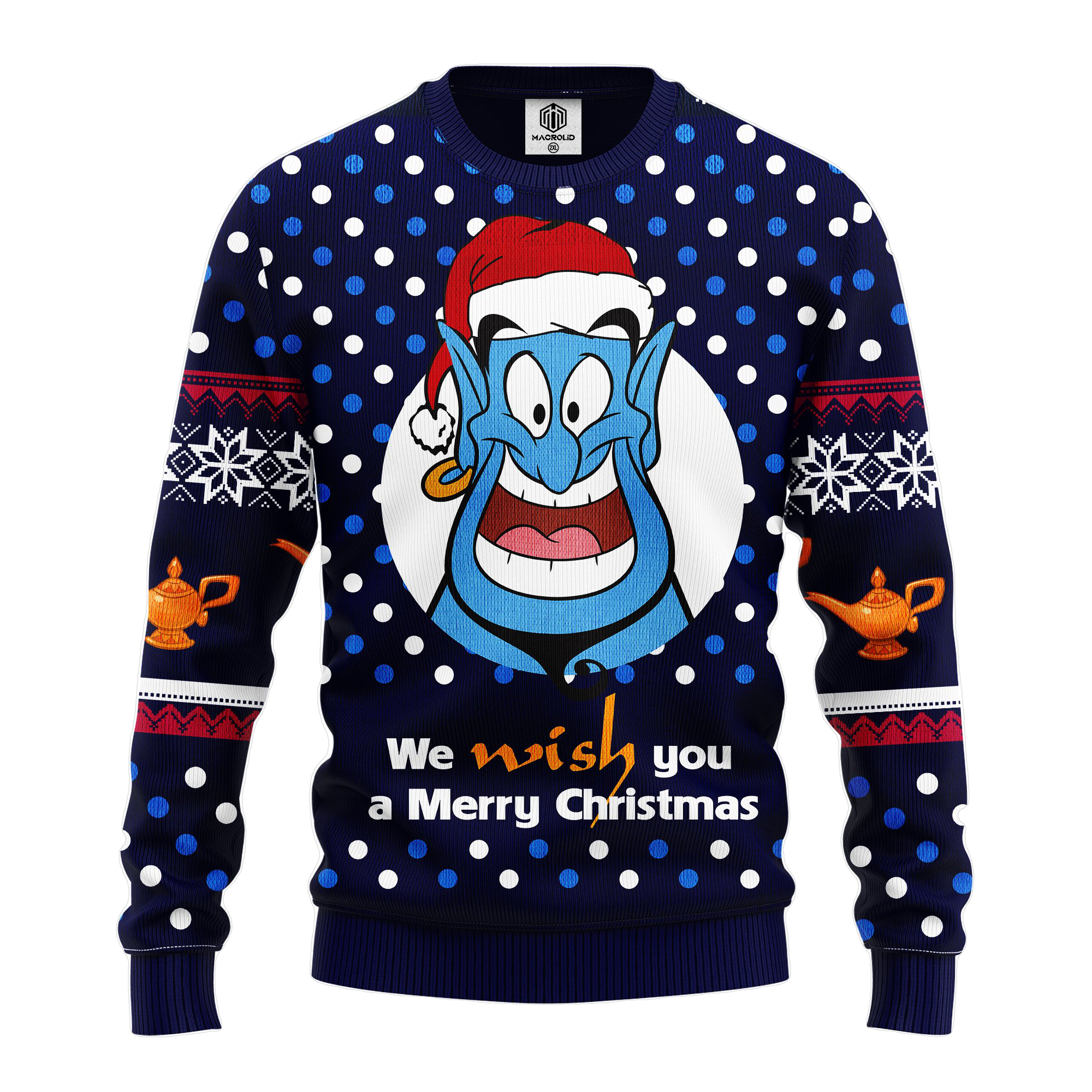 Aladdin And The Magic Lamp Ugly Christmas Sweater Amazing Gift Idea Thanksgiving Gift