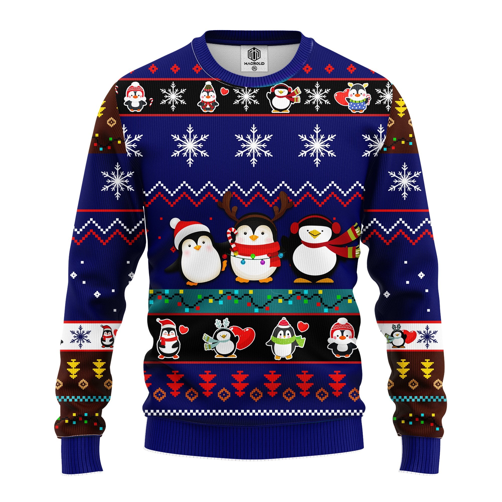 Penguins Cute Noel Mc Ugly Christmas Blue 1 Amazing Gift Idea Thanksgiving Gift