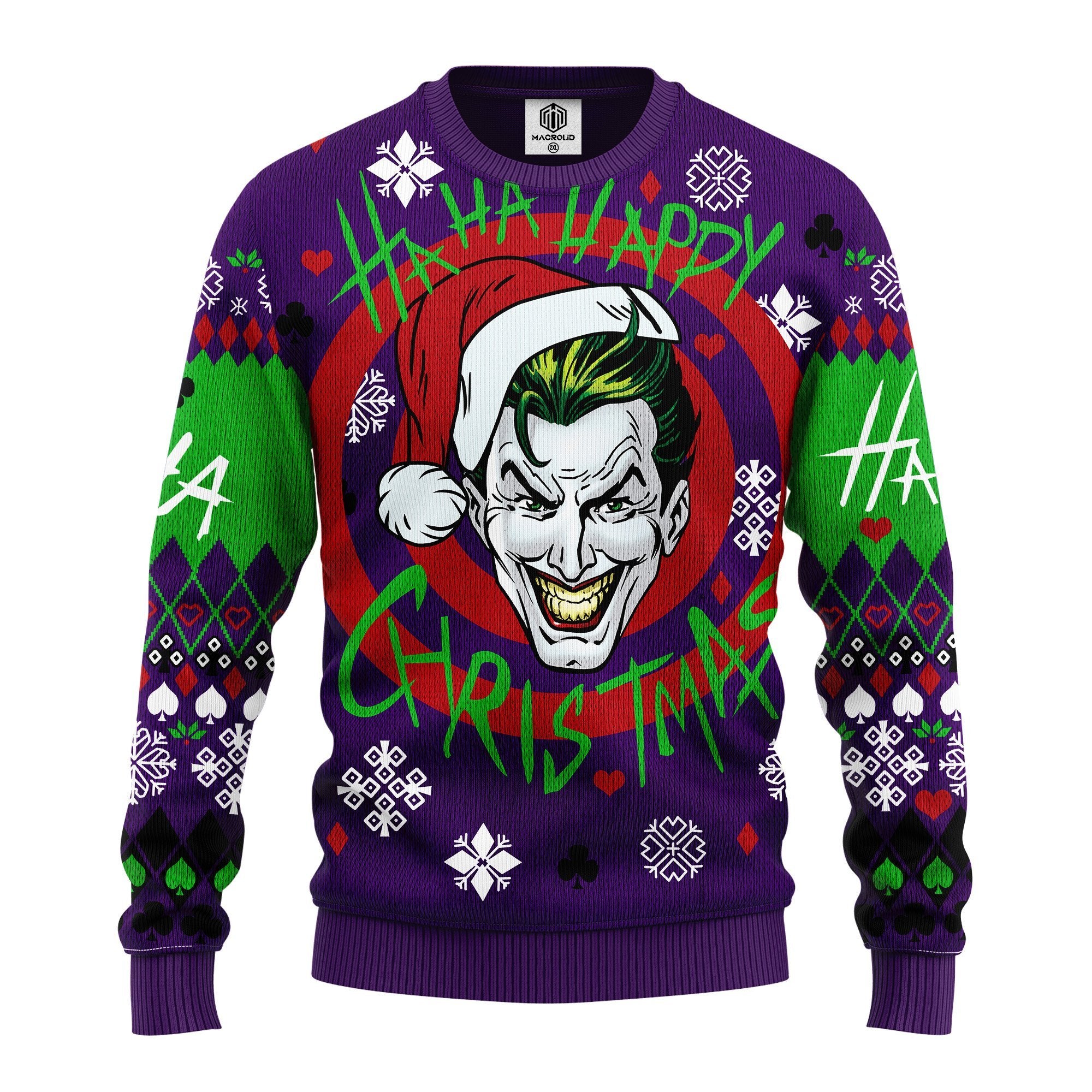 Joker Green Ugly Christmas Sweater Amazing Gift Idea Thanksgiving Gift