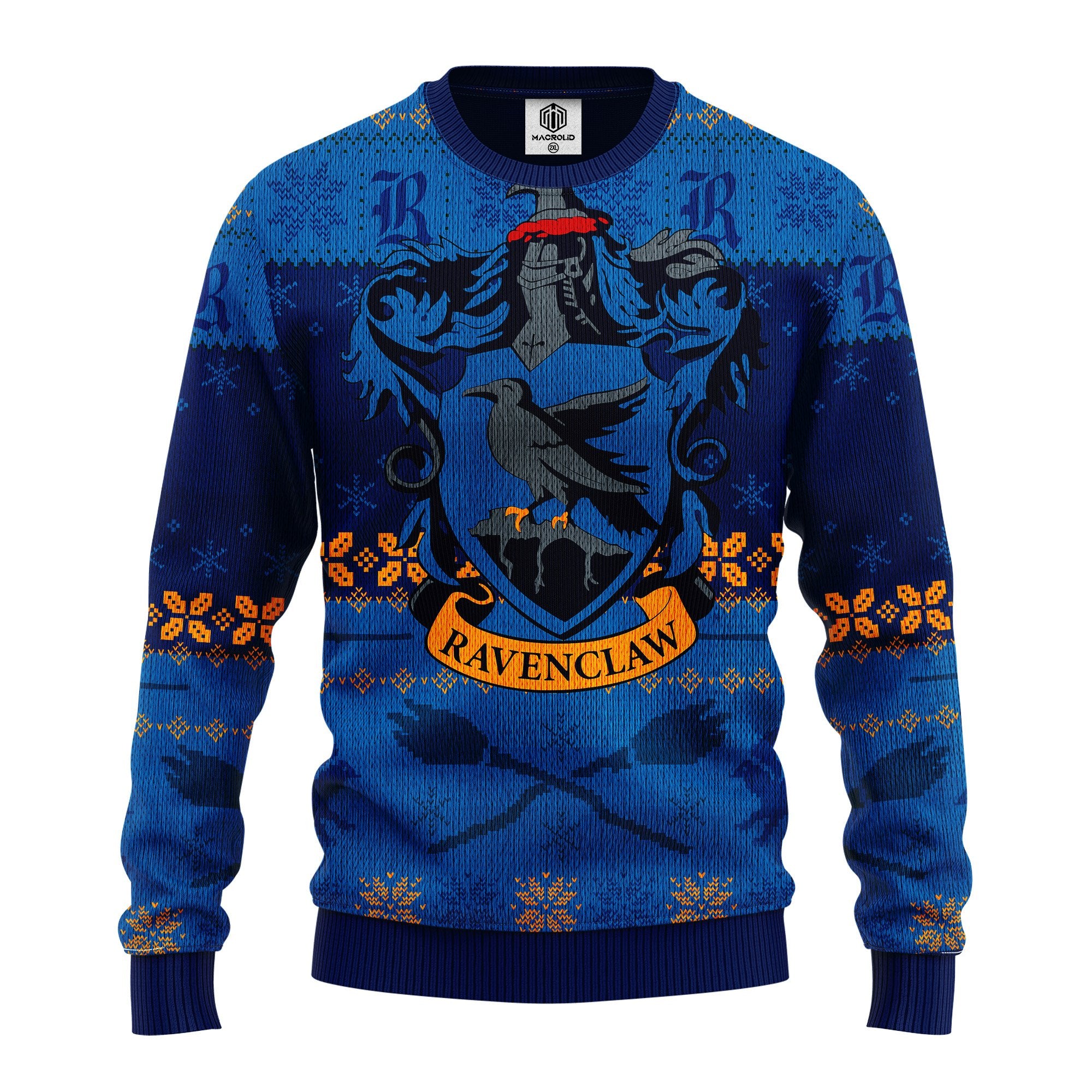 Raveclaw Blue Ugly Christmas Sweater Amazing Gift Idea Thanksgiving Gift