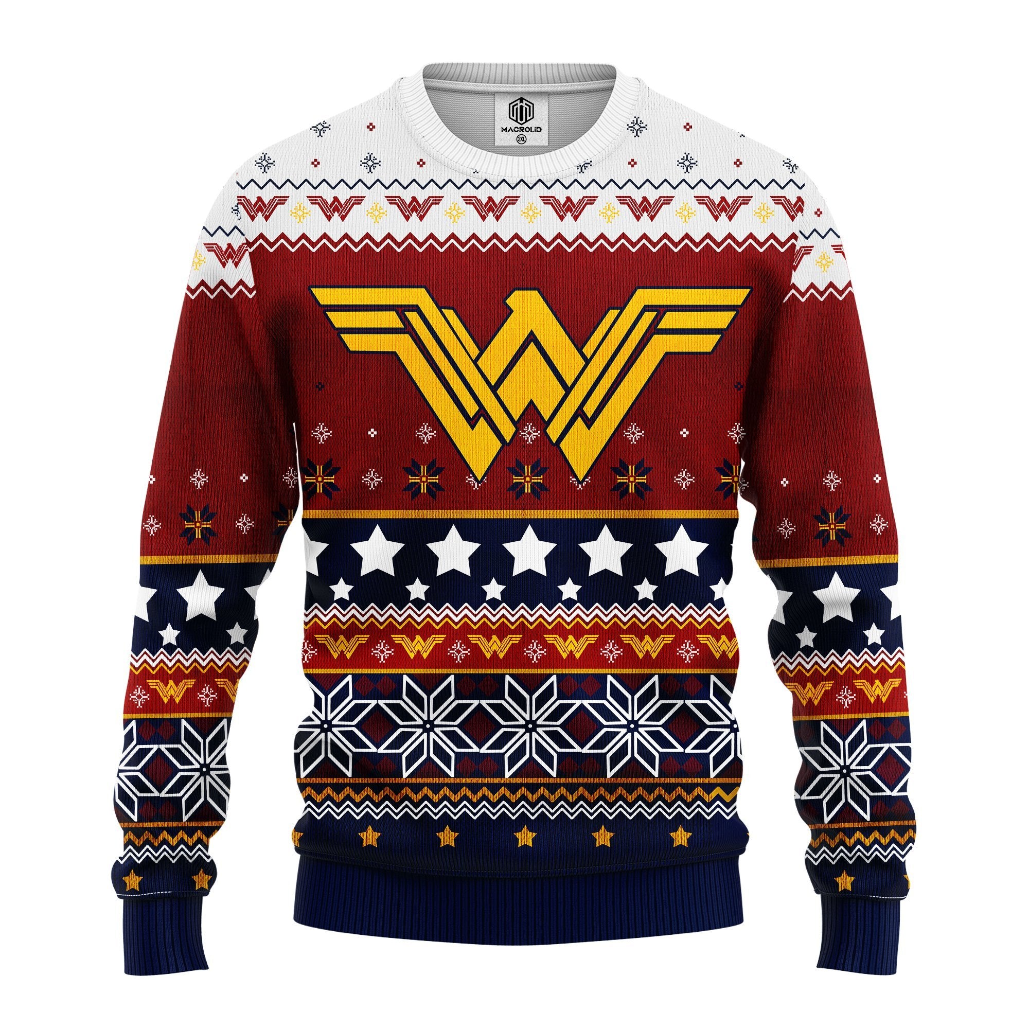 Wonder Woman 3D Christmas Sweater Amazing Gift Idea Thanksgiving Gift