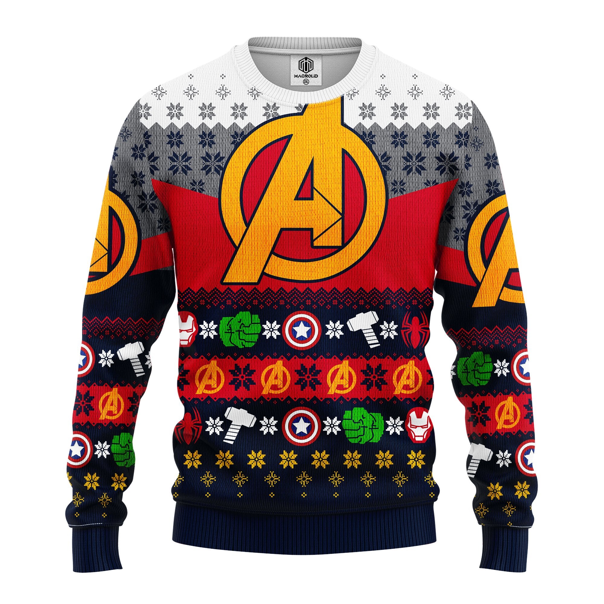 Avengers Team Ugly Christmas Sweater Amazing Gift Idea Thanksgiving Gift