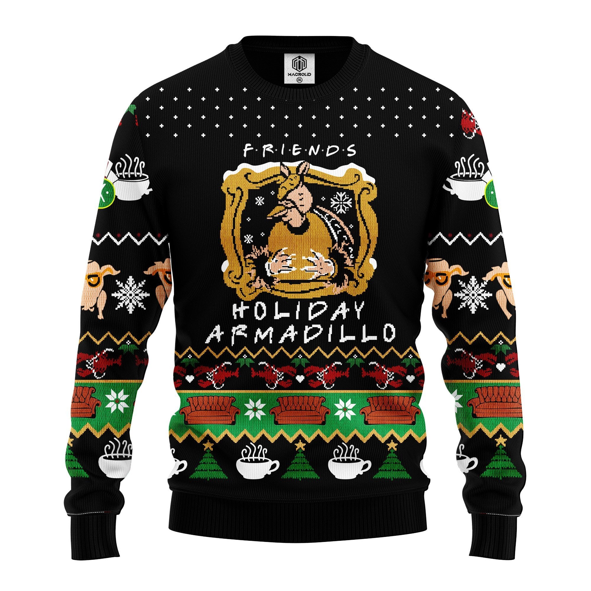 Friends Holiday Ugly Christmas Sweater Amazing Gift Idea Thanksgiving Gift