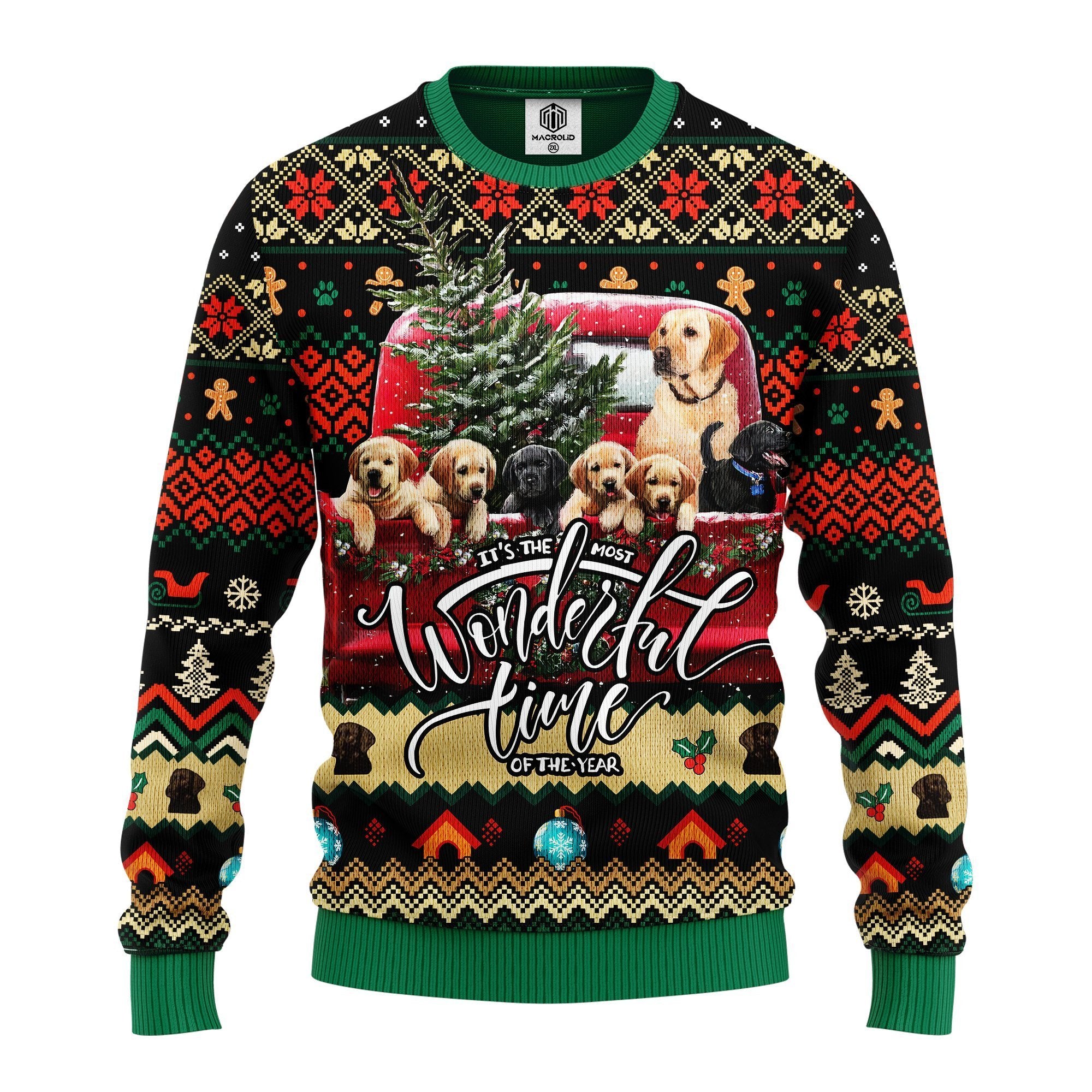 Labrador Retriever Ugly Christmas Sweater Amazing Gift Idea Thanksgiving Gift