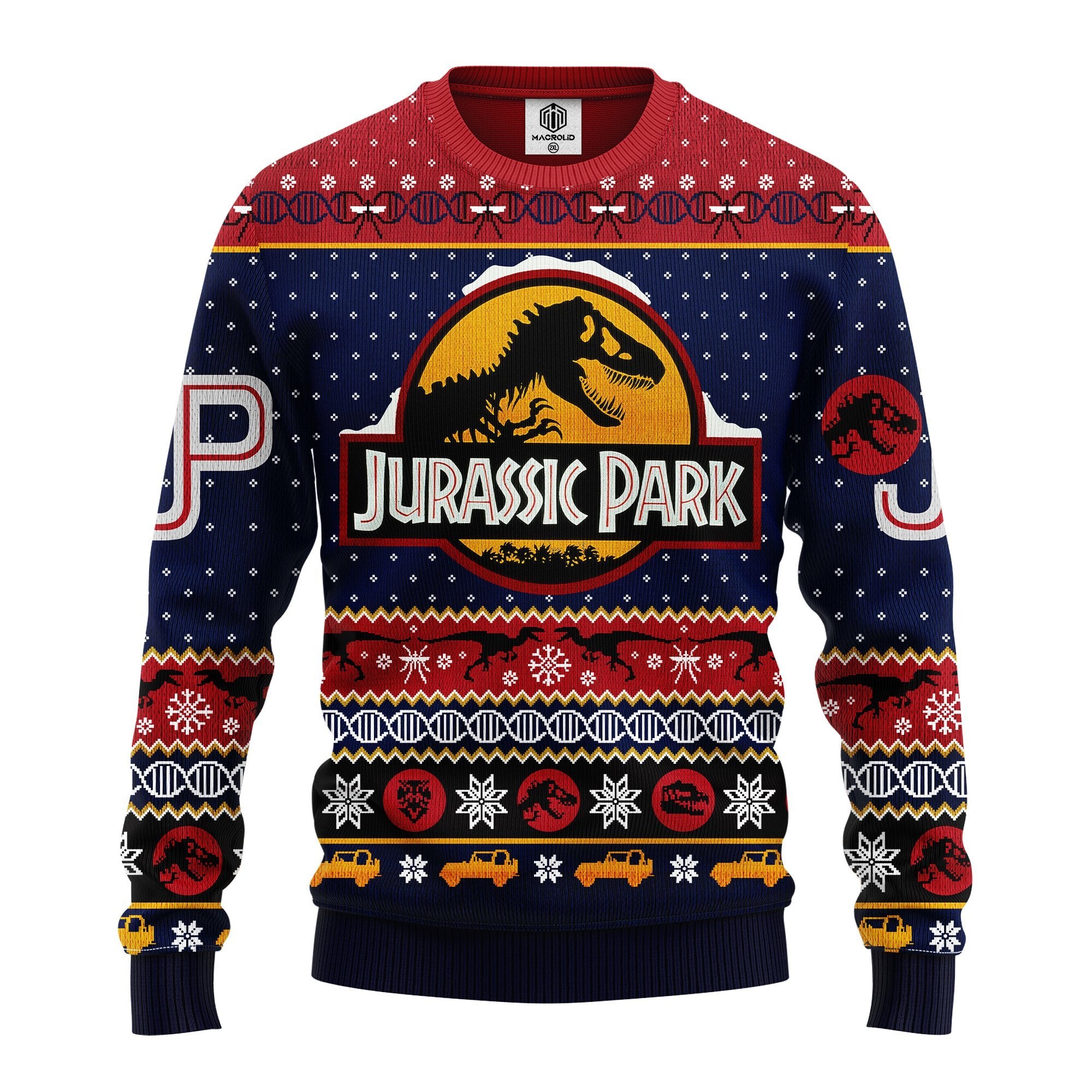 Jurrasic Park Ugly Christmas Sweater Amazing Gift Idea Thanksgiving Gift