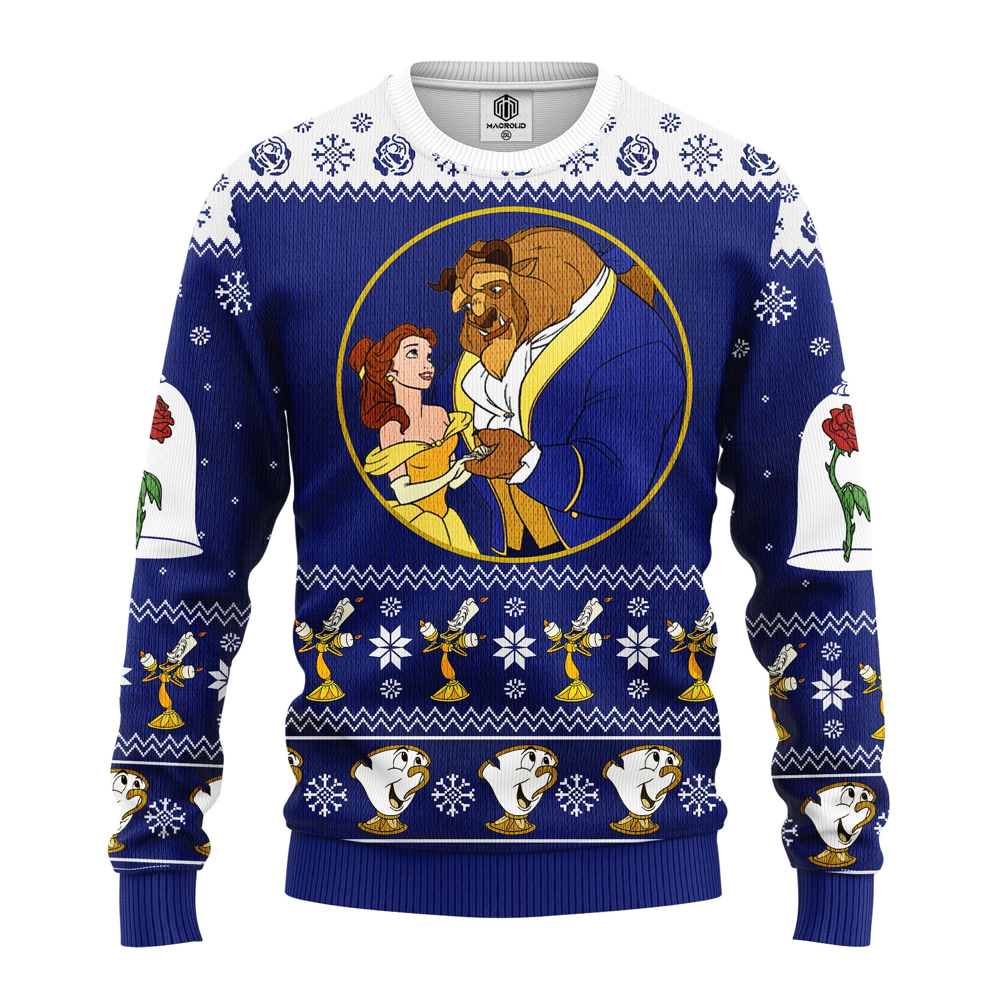 Beauty And The Beast Ugly Christmas Sweater Amazing Gift Idea Thanksgiving Gift