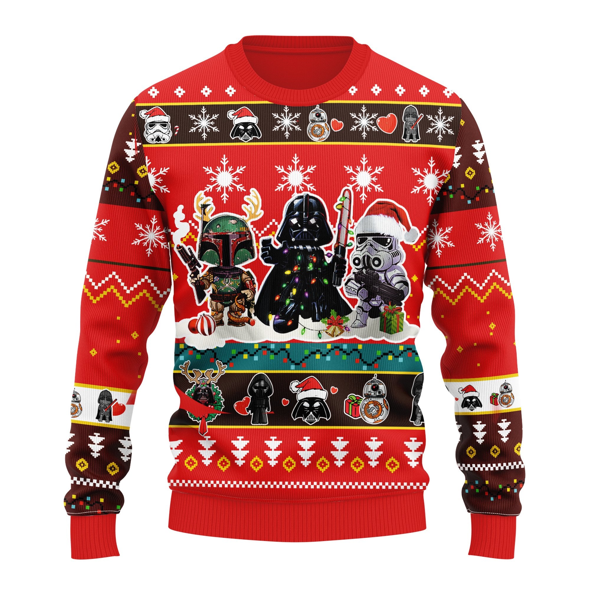 Star Wars Chibi Ugly Christmas Sweater Amazing Gift Idea Thanksgiving Gift