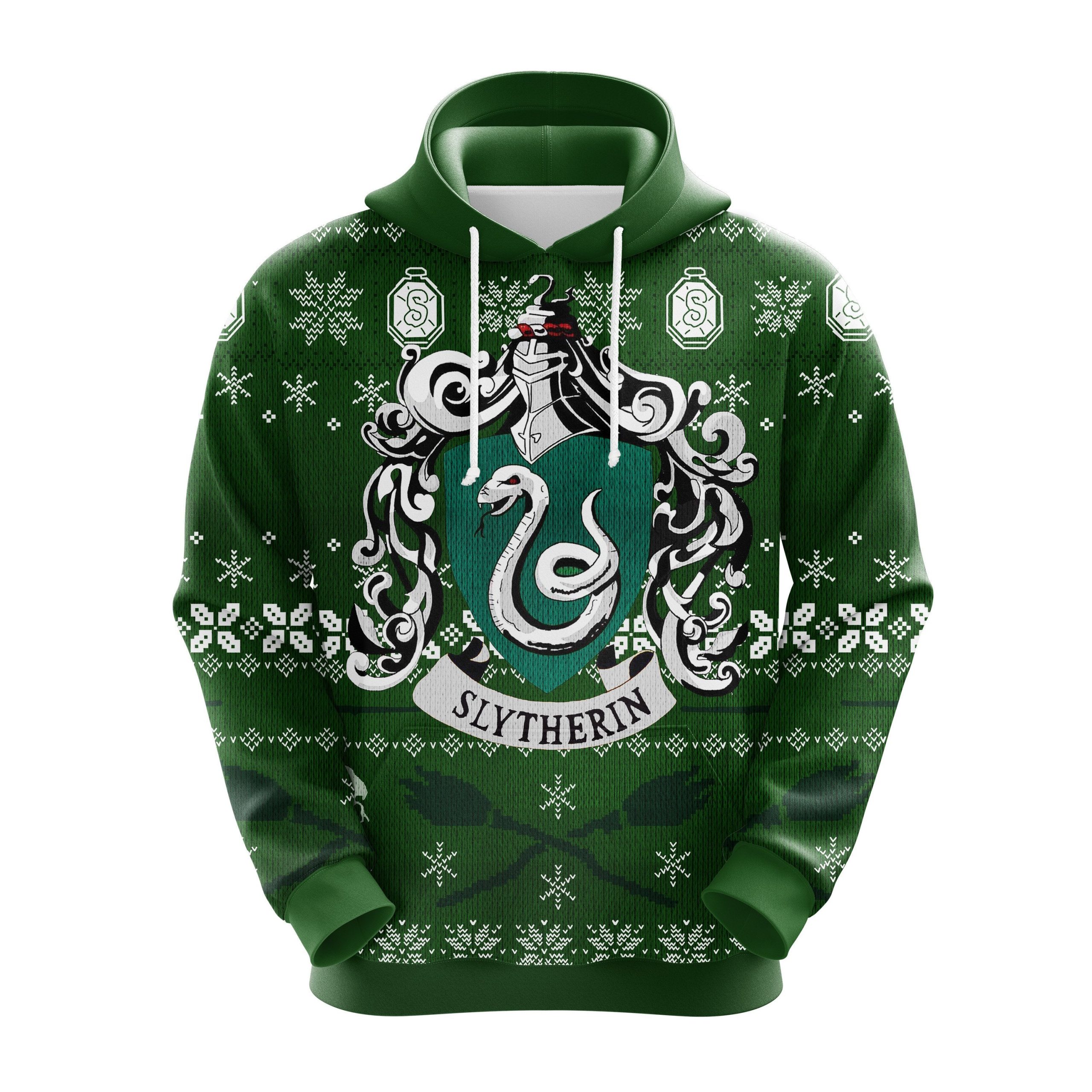 Harry Potter Slytherin Christmas Cute Noel Mc Ugly Hoodie Amazing Gift Idea Thanksgiving Gift
