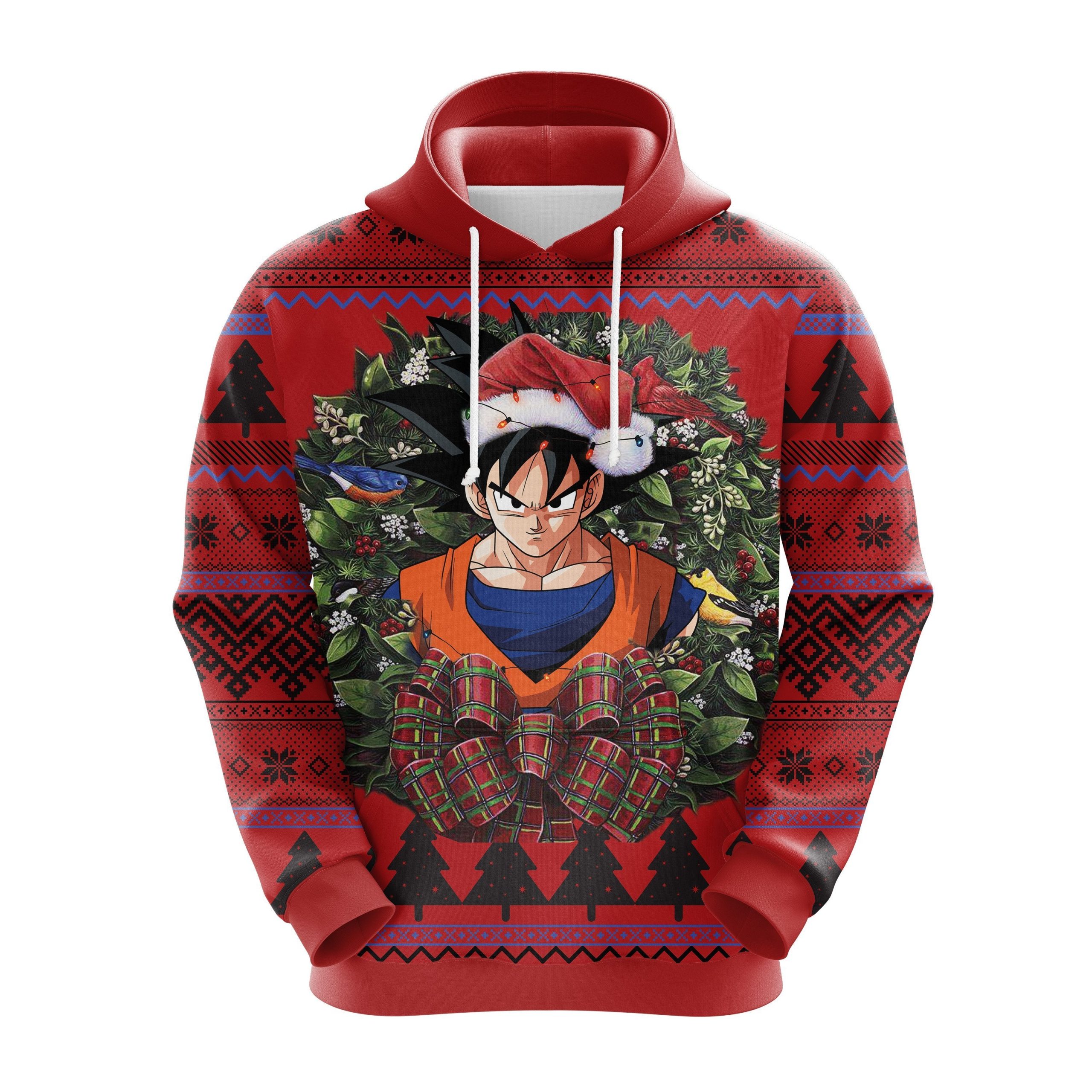 Son Goku Super Saiyan 1 Noel Christmas Cute Noel Mc Ugly Hoodie Amazing Gift Idea Thanksgiving Gift
