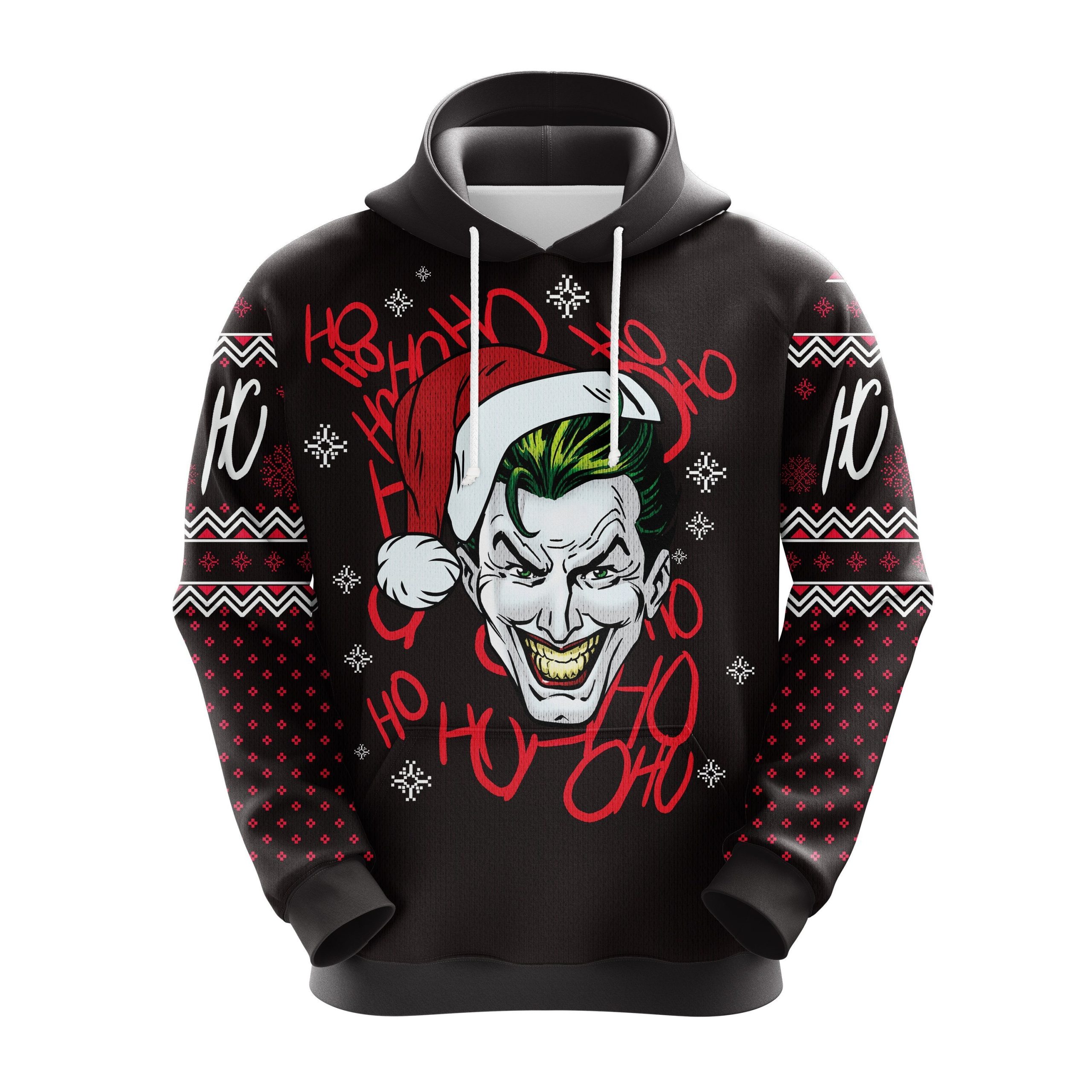 Black Joker Christmas Christmas Cute Noel Mc Ugly Hoodie Amazing Gift Idea Thanksgiving Gift