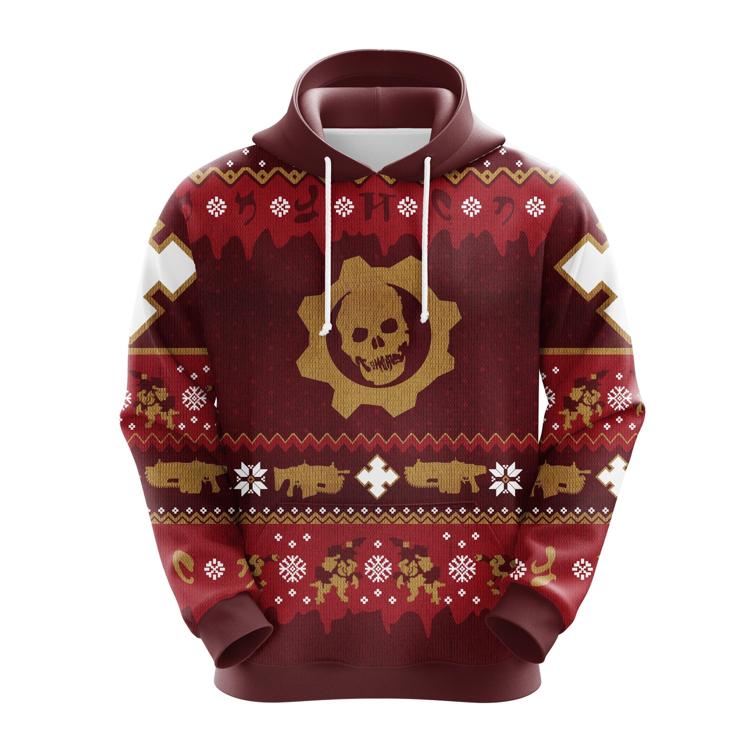 Red Skull Christmas Christmas Cute Noel Mc Ugly Hoodie Amazing Gift Idea Thanksgiving Gift