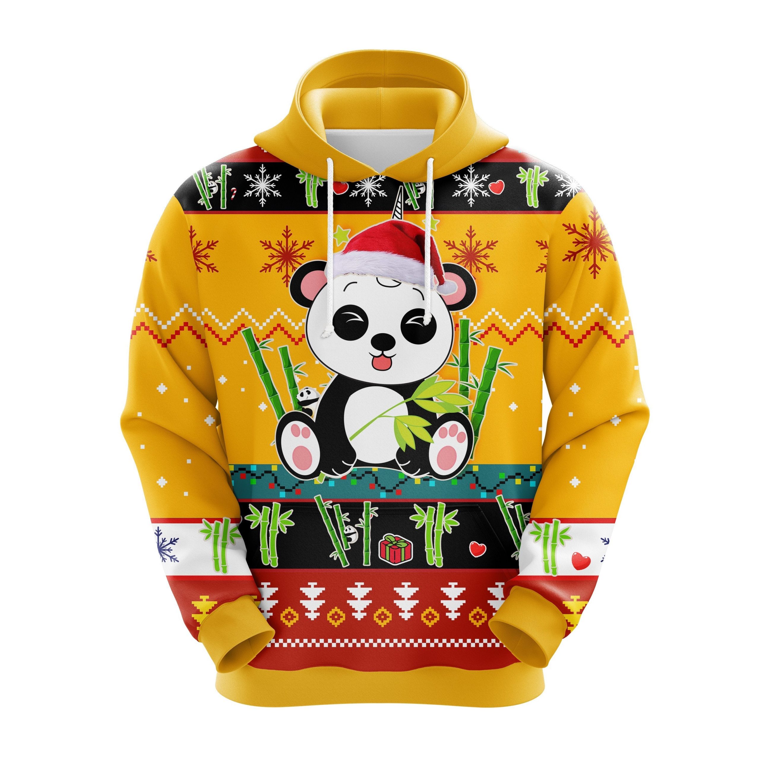 Panda Christmas Cute Noel Mc Ugly Hoodie Amazing Gift Idea Thanksgiving Gift