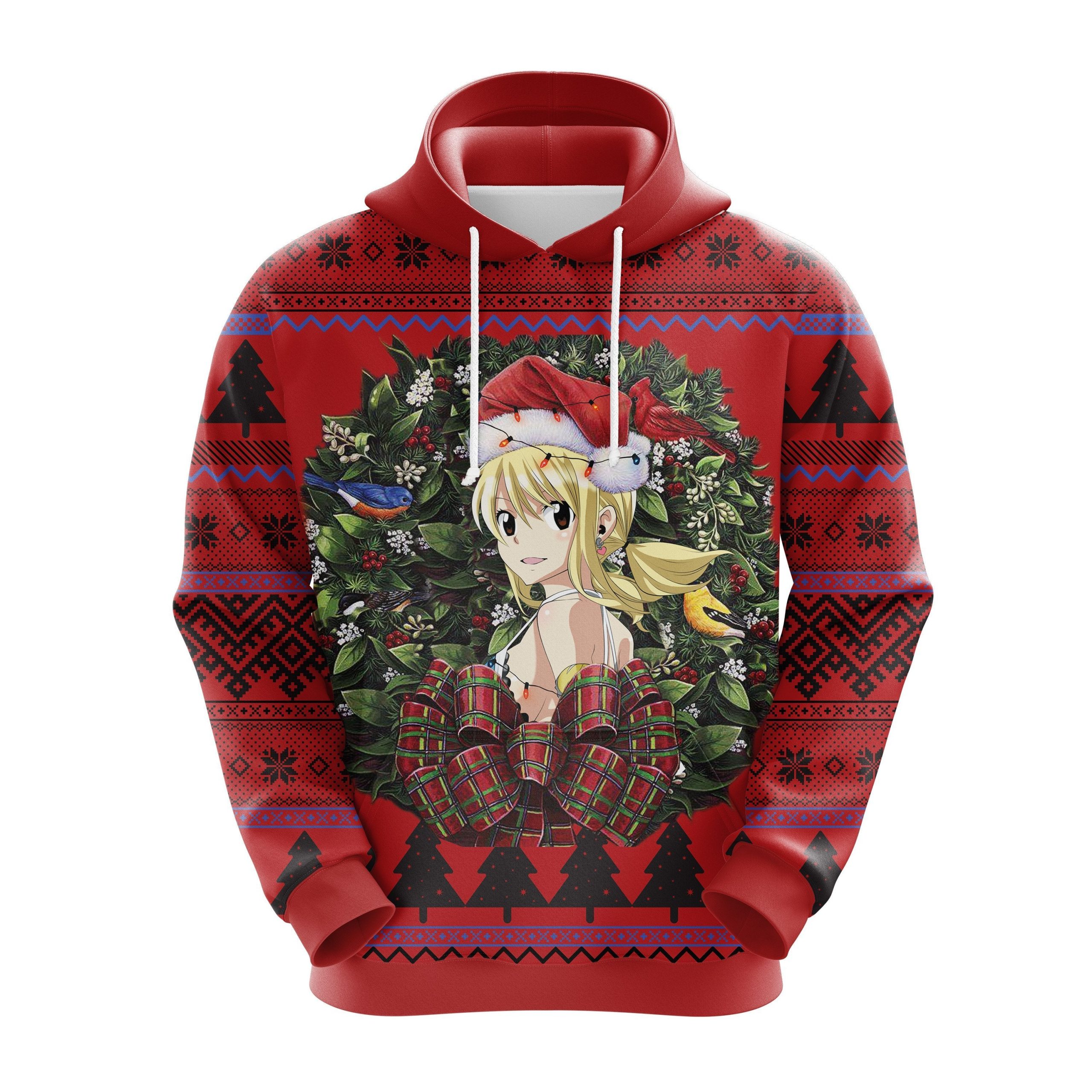 Lucy Heartfilia Fairy Tail Noel 2 Christmas Cute Noel Mc Ugly Hoodie Amazing Gift Idea Thanksgiving Gift