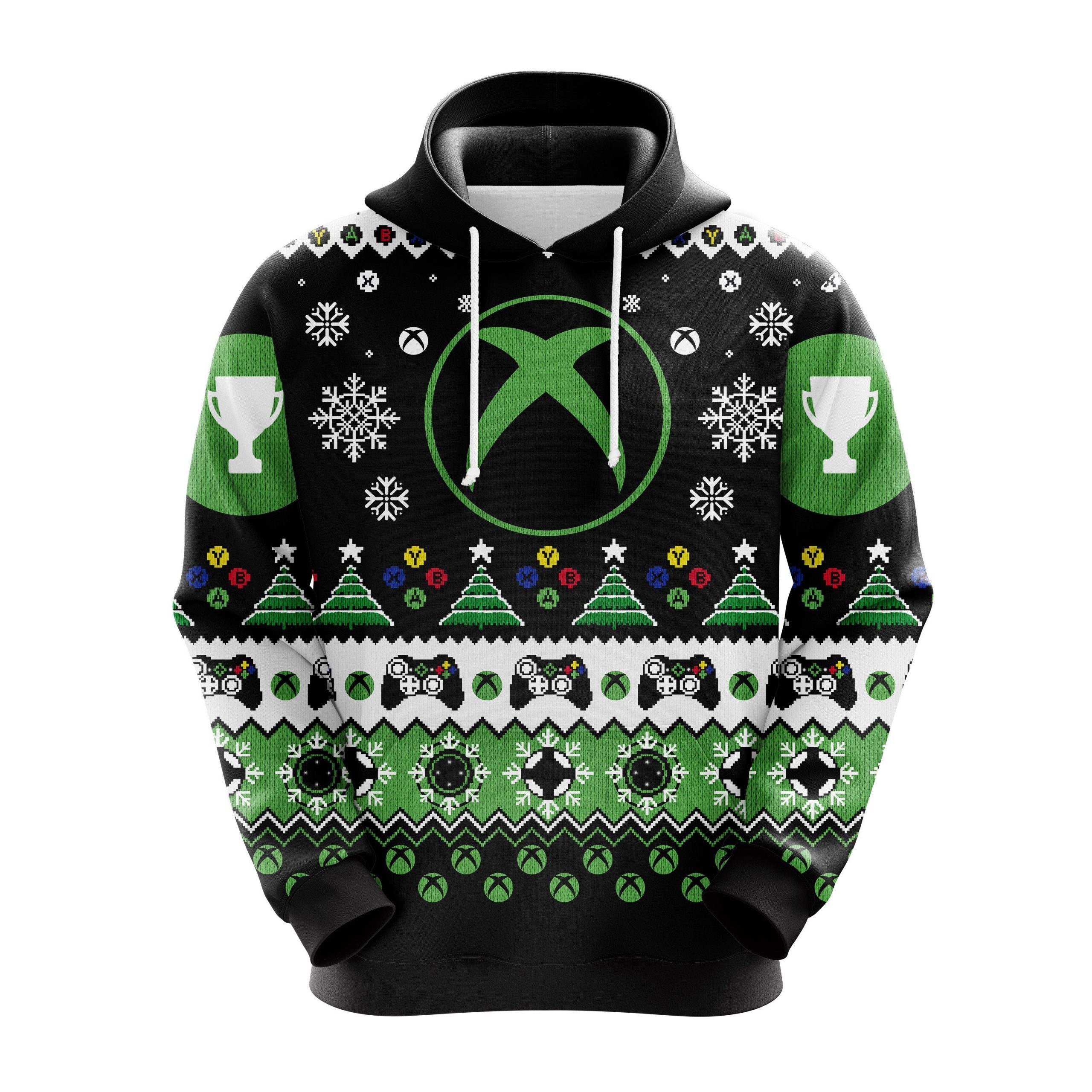 Xbox 360 Christmas Cute Noel Mc Ugly Hoodie Amazing Gift Idea Thanksgiving Gift