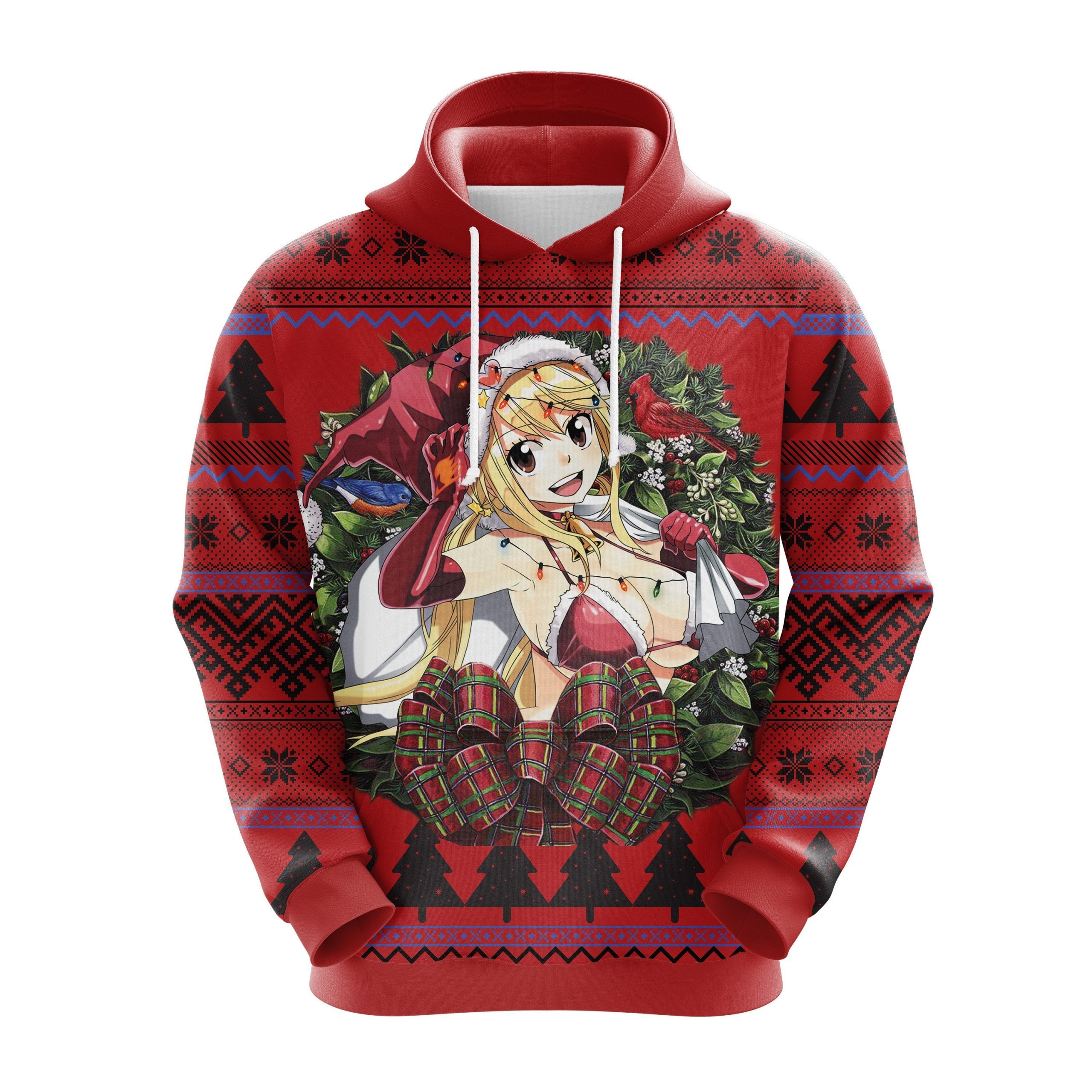 Lucy Heartfilia Fairy Tail Noel Christmas Cute Noel Mc Ugly Hoodie Amazing Gift Idea Thanksgiving Gift