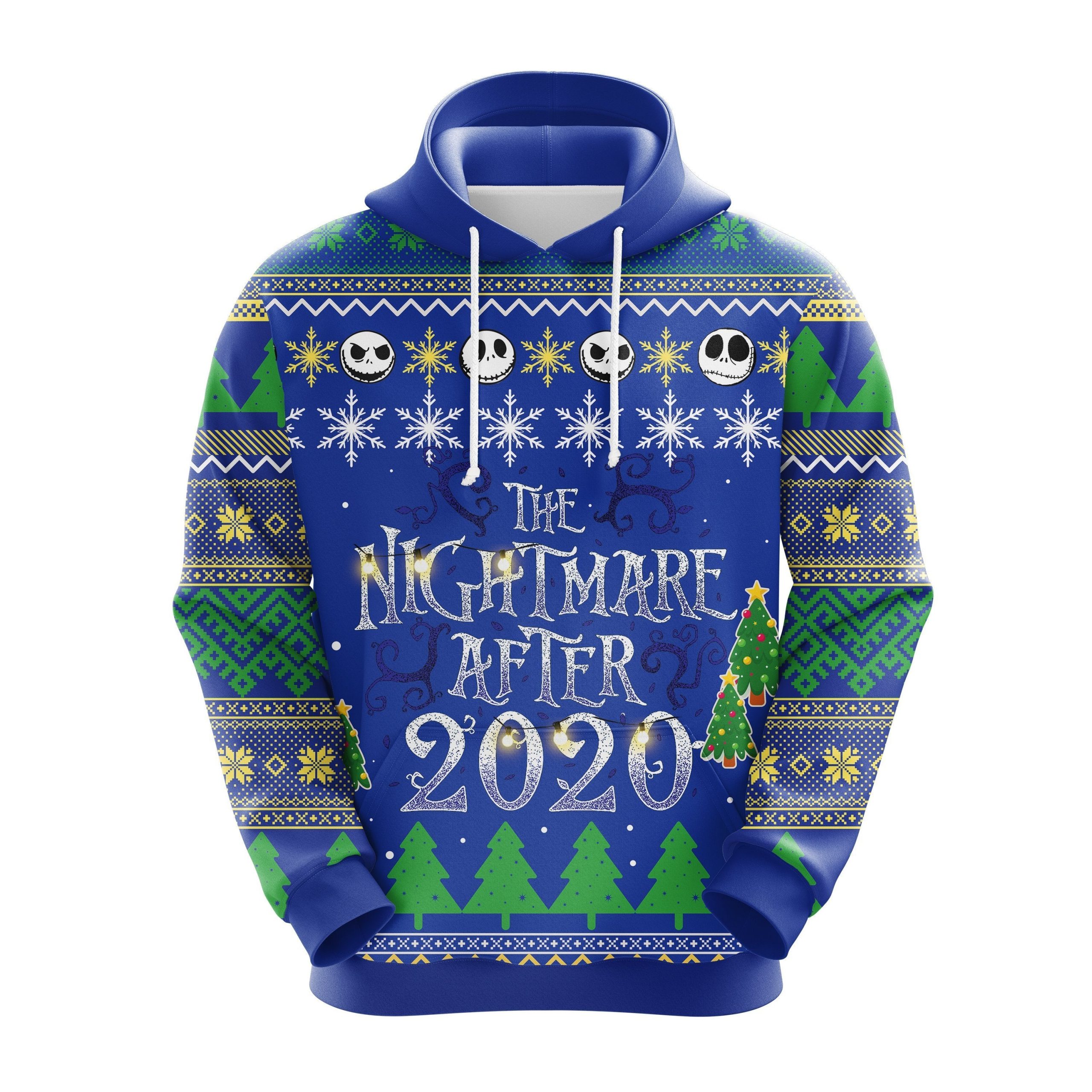 Nightmare Blue Christmas Cute Noel Mc Ugly Hoodie Amazing Gift Idea Thanksgiving Gift