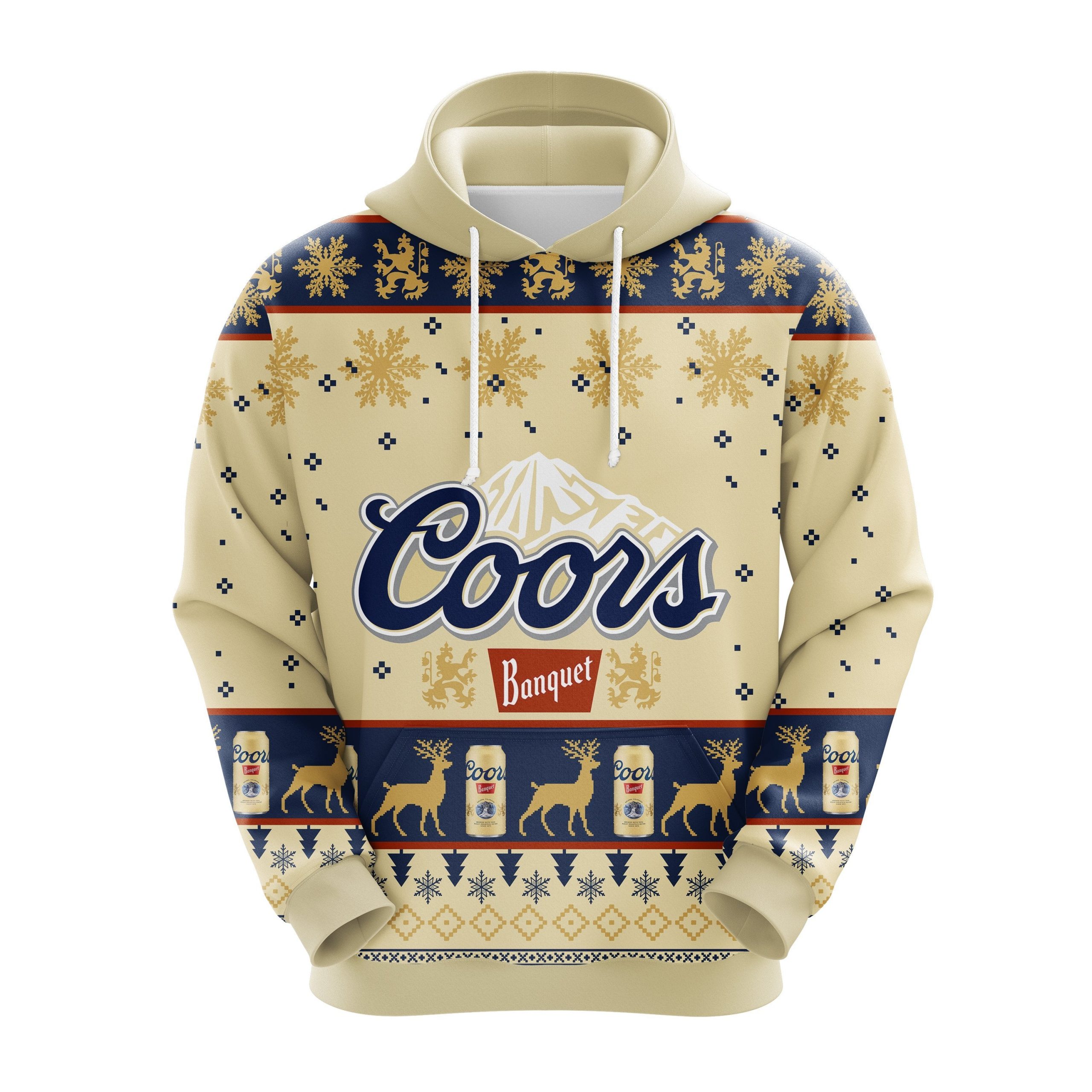 Coors Banquet Beer Christmas Cute Noel Mc Ugly Hoodie Amazing Gift Idea Thanksgiving Gift