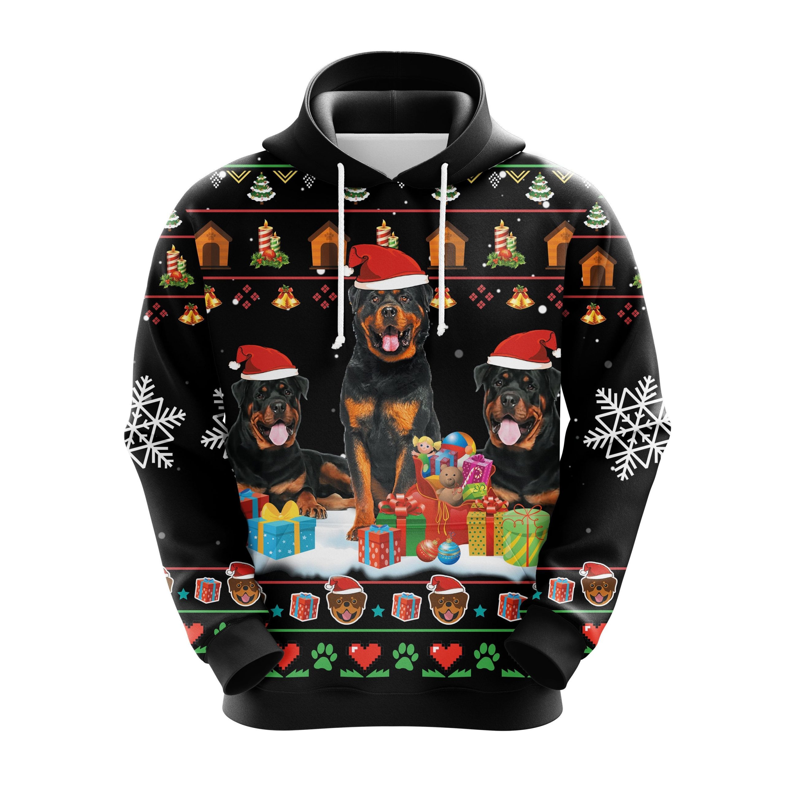 Rottweiler 1 Christmas Cute Noel Mc Ugly Hoodie Amazing Gift Idea Thanksgiving Gift