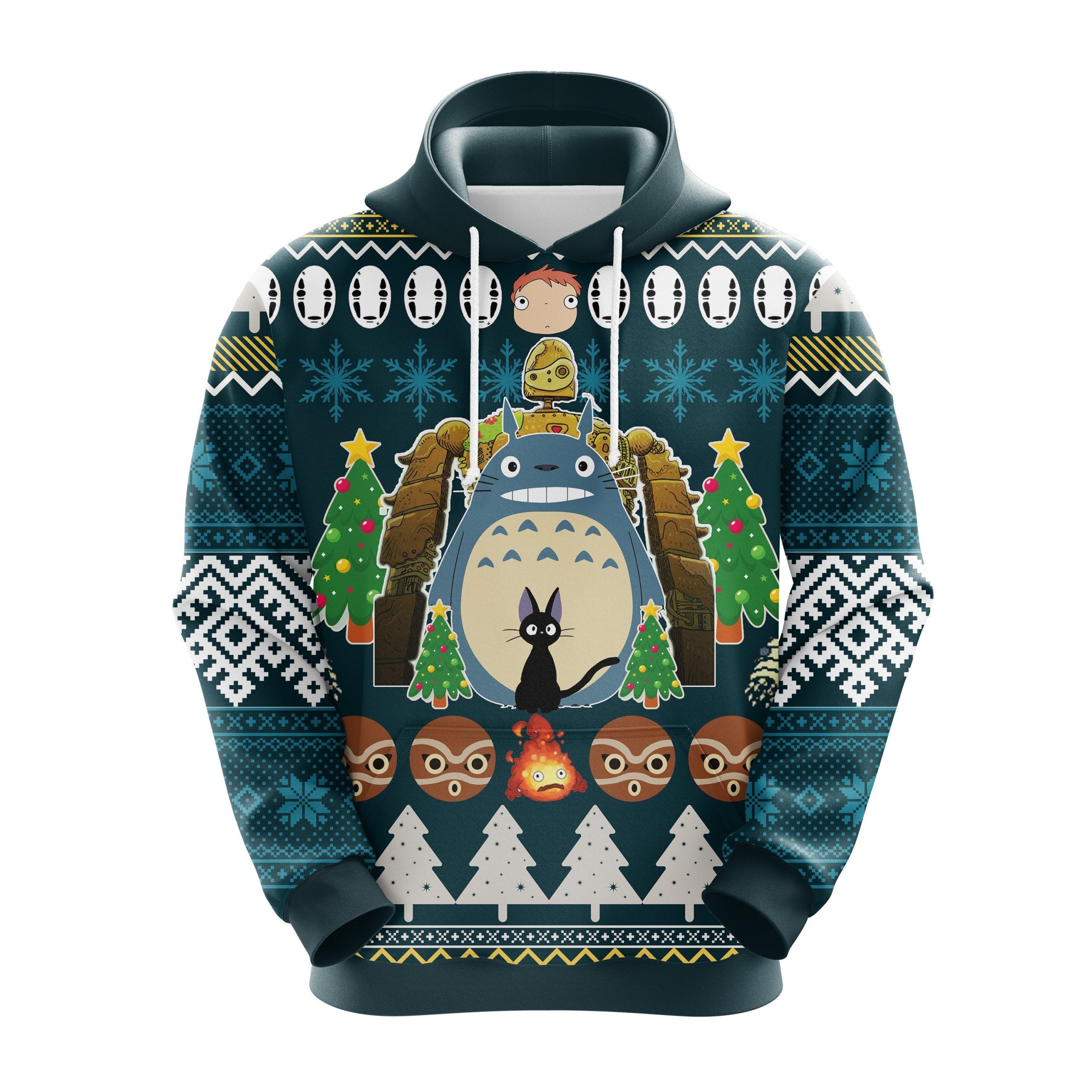 Totoro Ghibli Christmas Cute Noel Mc Ugly Hoodie Amazing Gift Idea Thanksgiving Gift