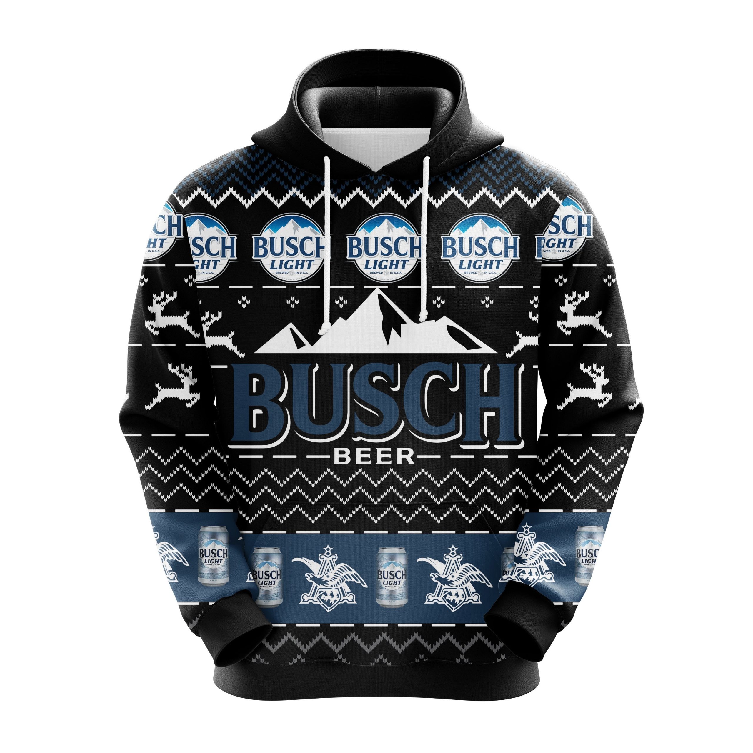 Busch Beer 4 Christmas Cute Noel Mc Ugly Hoodie Amazing Gift Idea Thanksgiving Gift