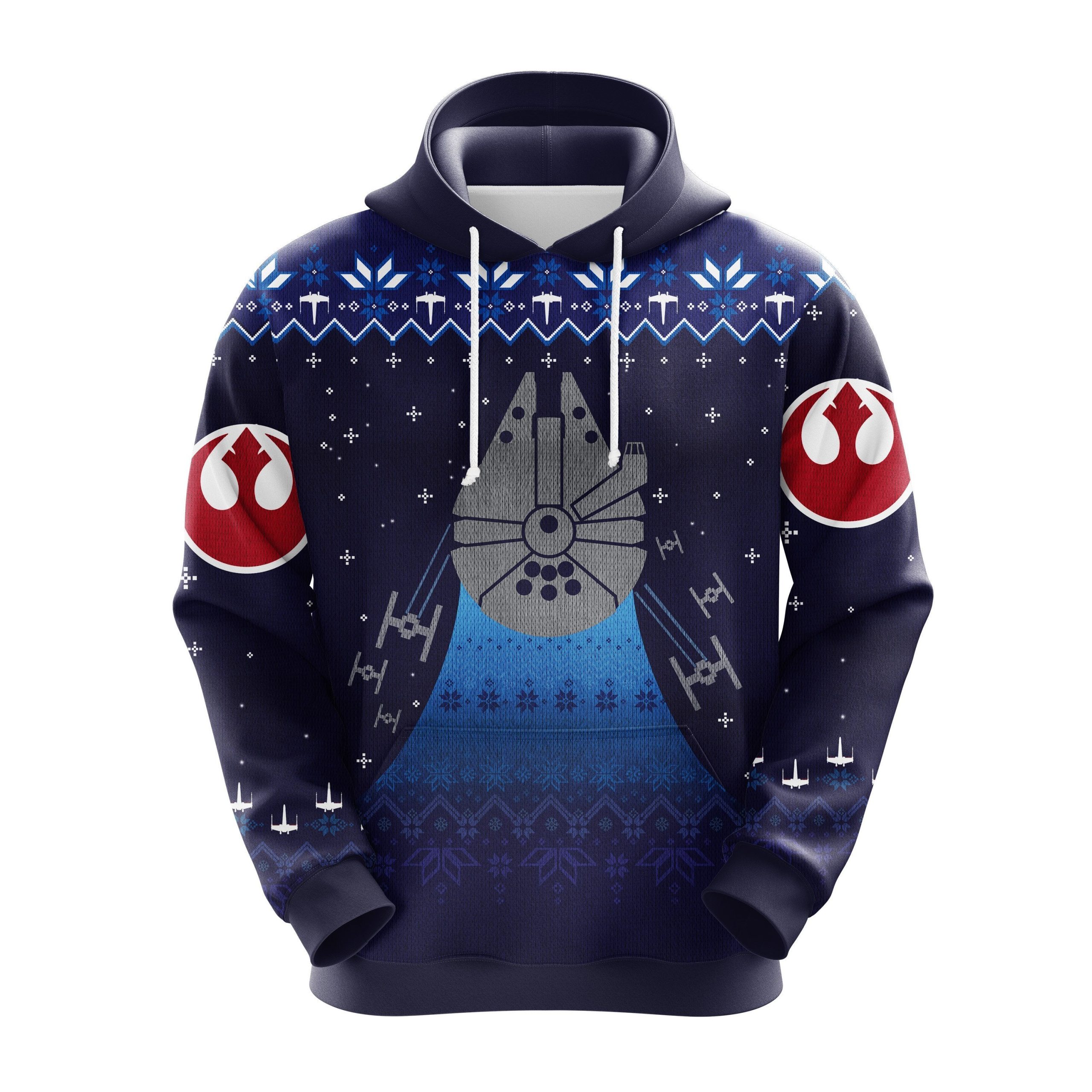 Star Wars Blue Navi Winter Christmas Cute Noel Mc Ugly Hoodie Amazing Gift Idea Thanksgiving Gift