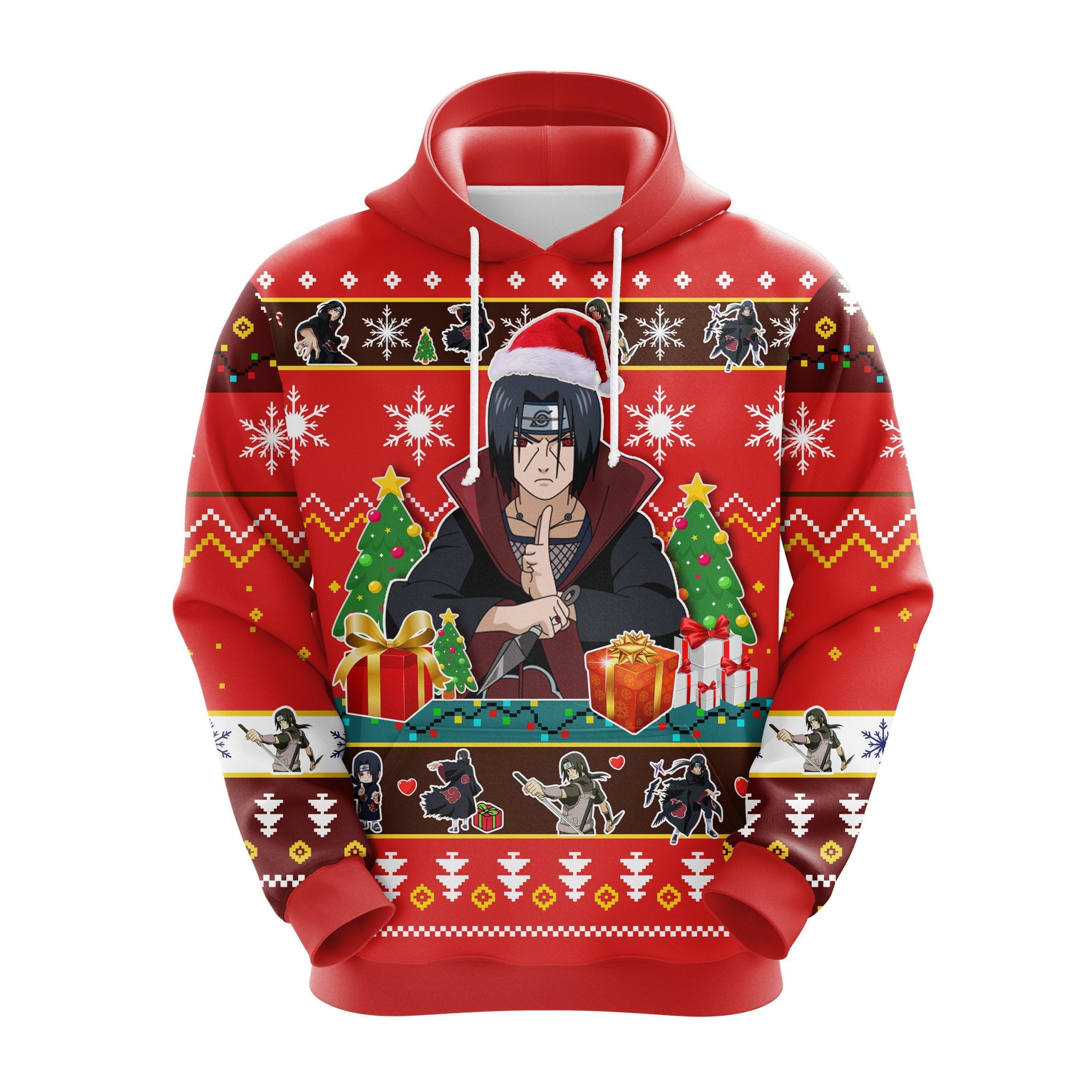 Uchiha Itachi Naruto 2 Christmas Cute Noel Mc Ugly Hoodie Amazing Gift Idea Thanksgiving Gift