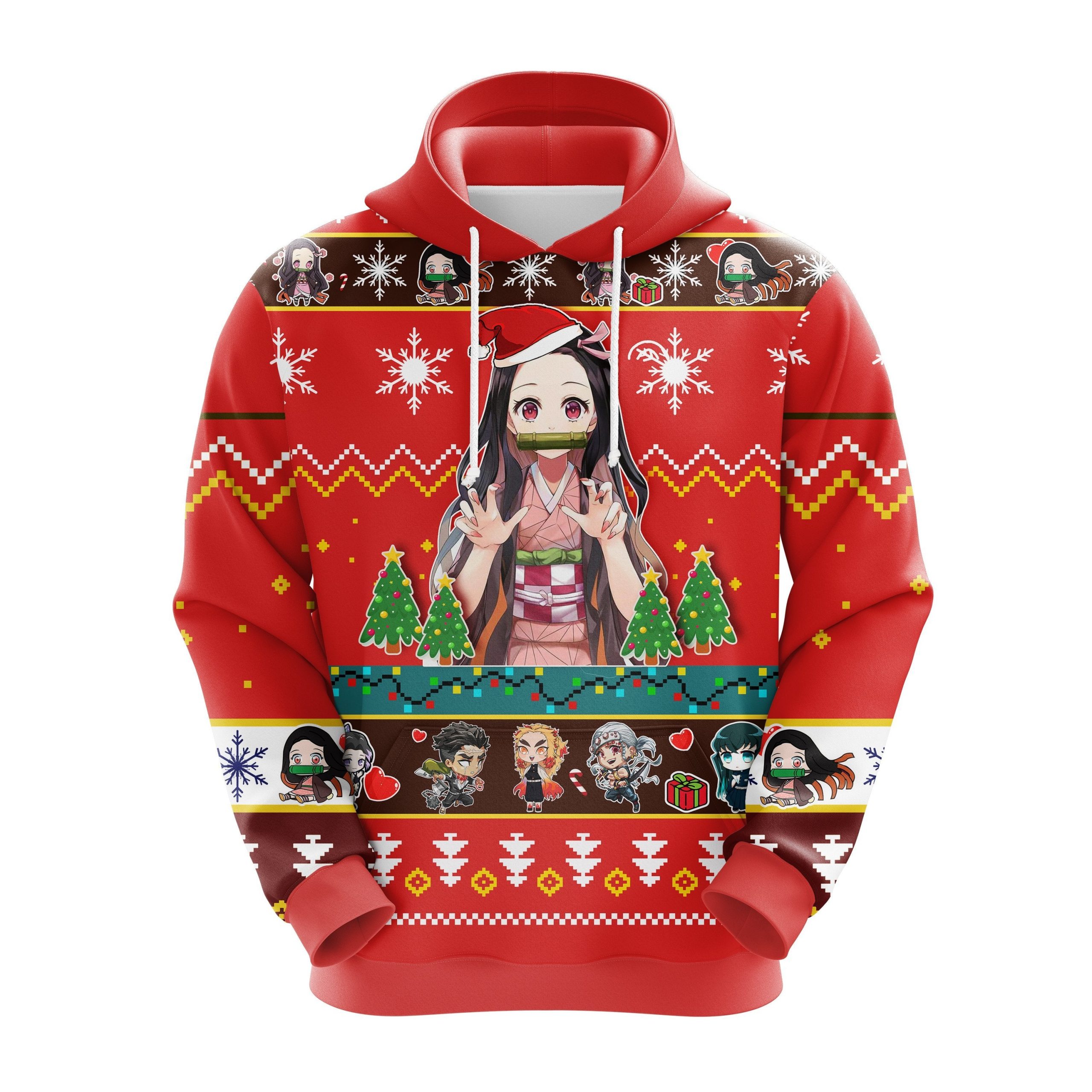 Nezuko Kamado Christmas Cute Noel Mc Ugly Hoodie Amazing Gift Idea Thanksgiving Gift