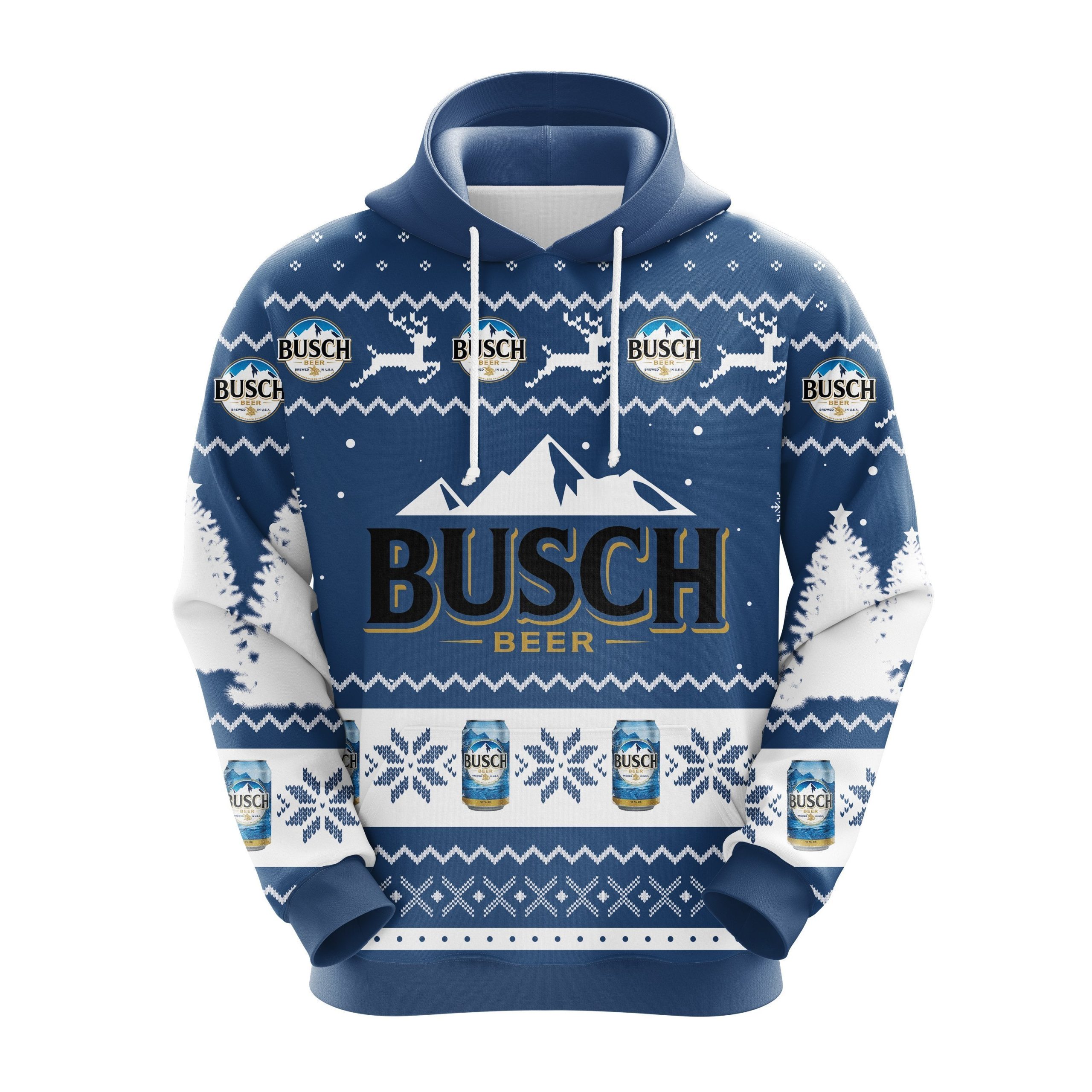 Busch Beer 1 Christmas Cute Noel Mc Ugly Hoodie Amazing Gift Idea Thanksgiving Gift