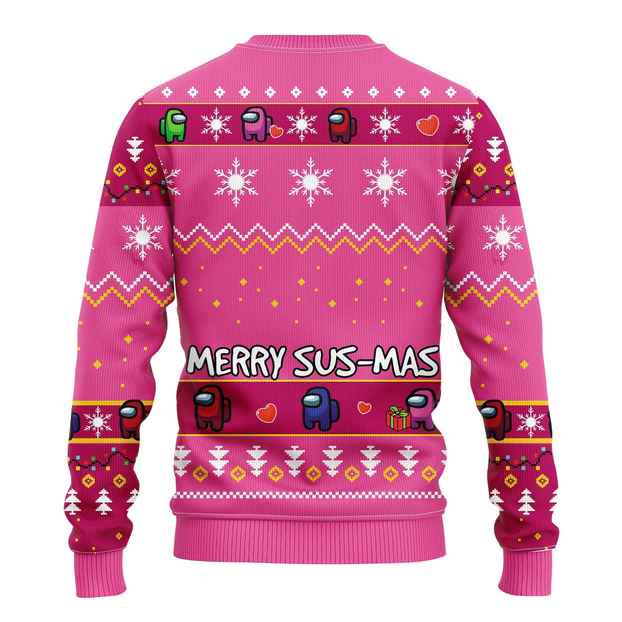 Among Us Merry Sus Ugly Christmas Sweater Amazing Gift Idea Thanksgiving Gift