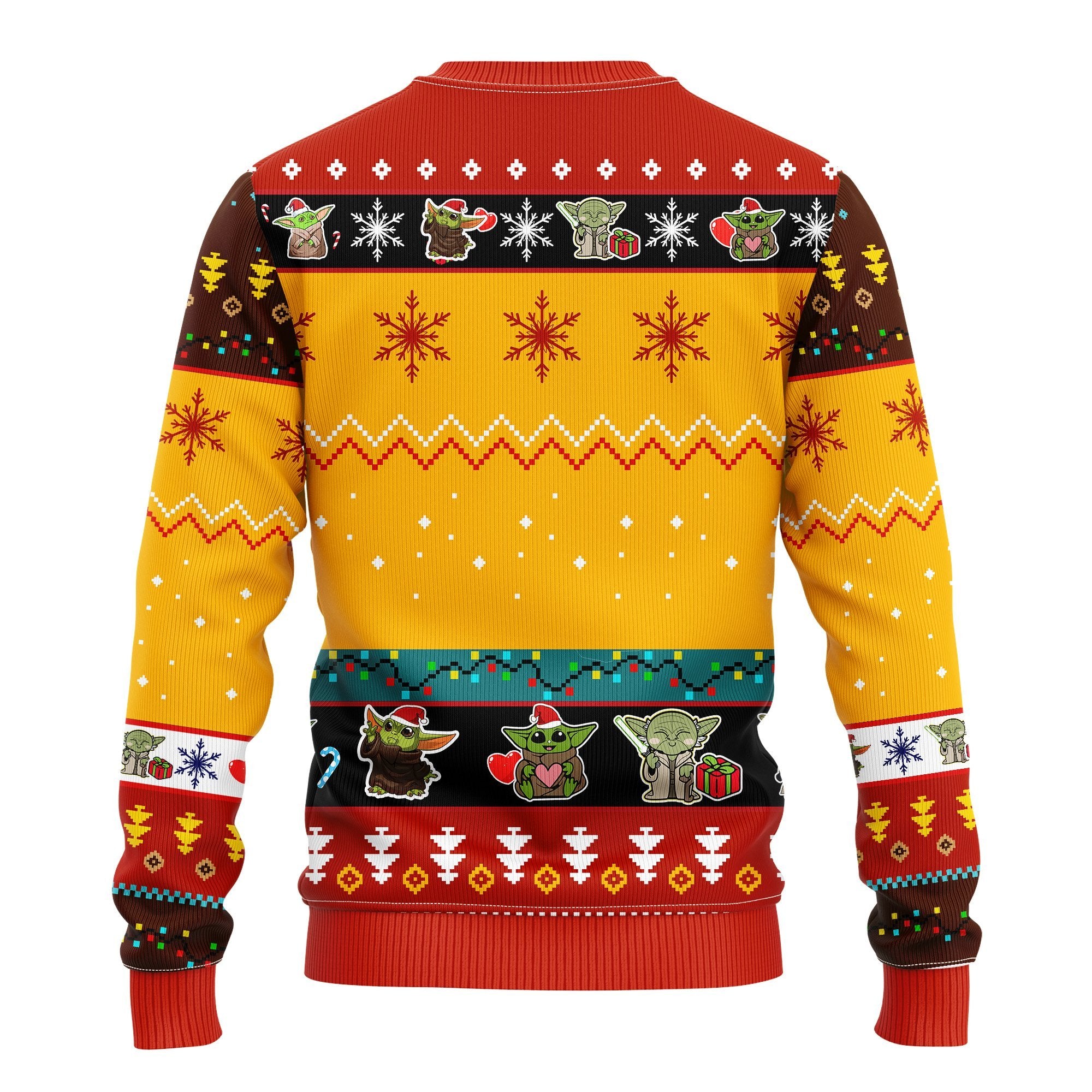 Baby Yoda Cute Ugly Christmas Sweater Yellow 1 Amazing Gift Idea Thanksgiving Gift
