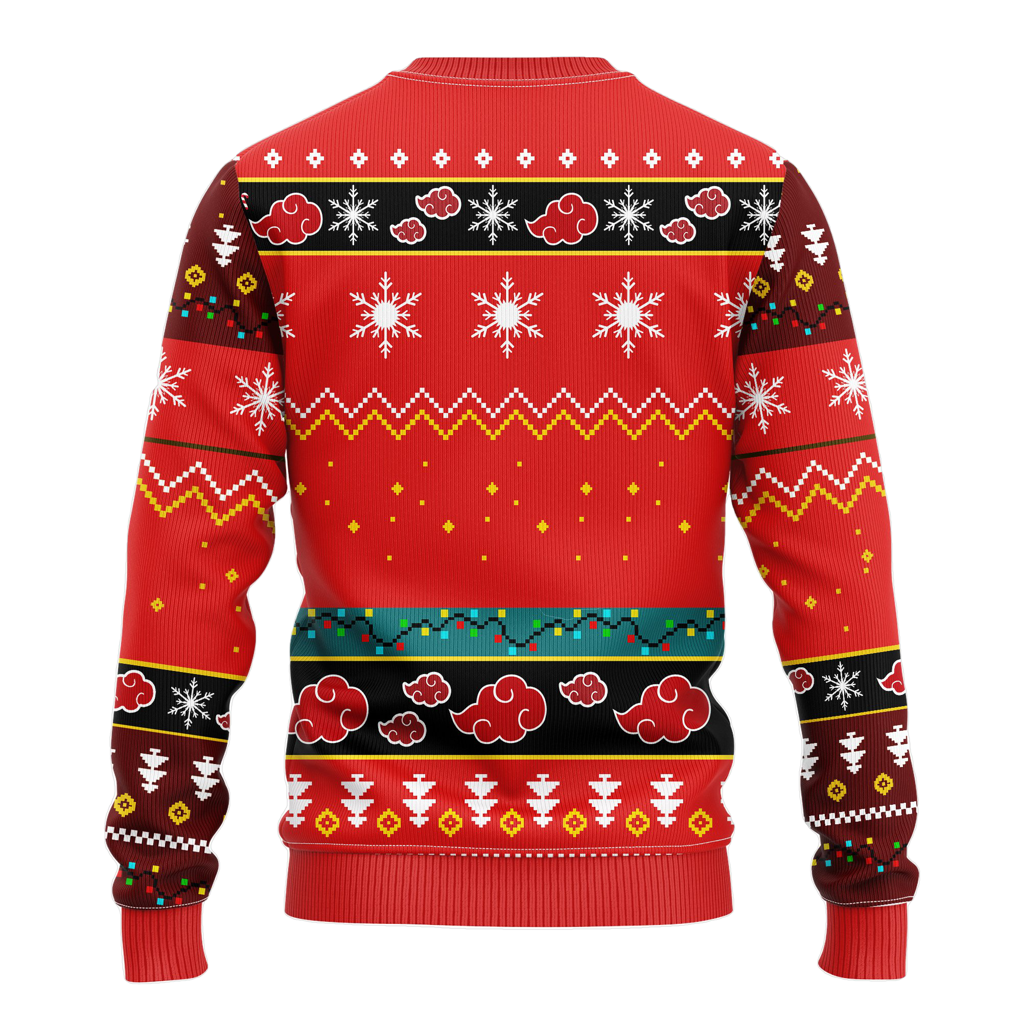 Akatsuki Naruto Anime Ugly Christmas Sweater Red Amazing Gift Idea Thanksgiving Gift