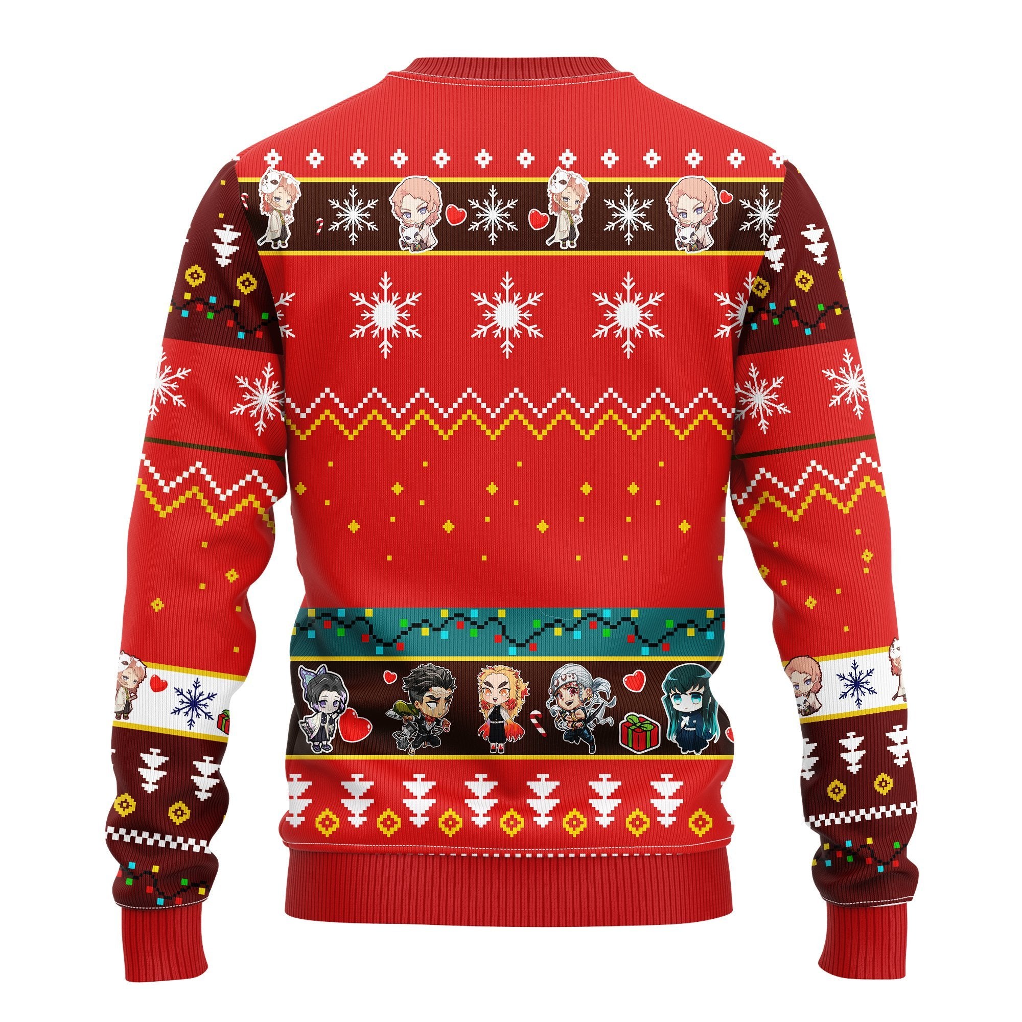 Sabito Demon Slayer Anime Ugly Christmas Sweater Red 1- Amazing Gift Idea Thanksgiving Gift