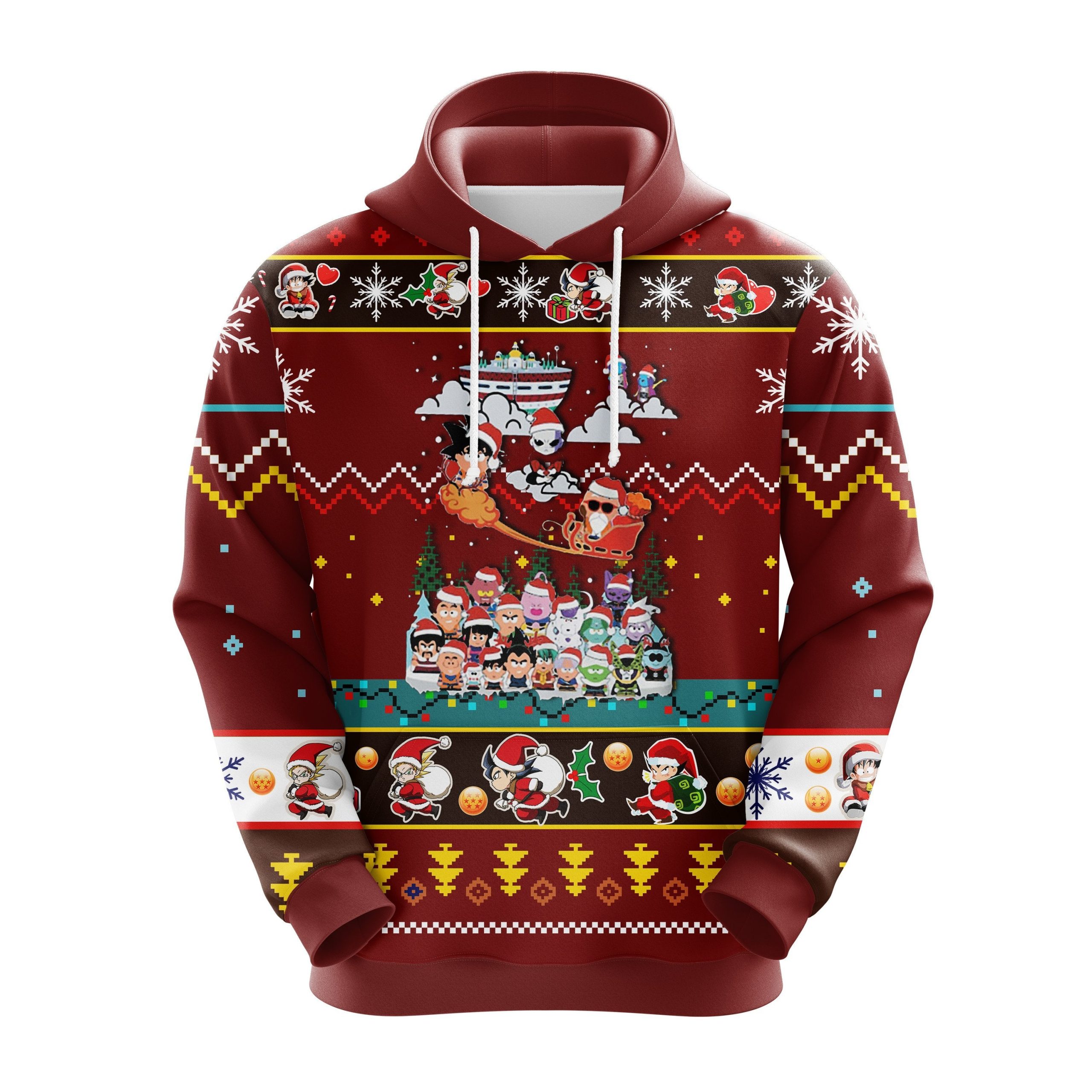 Dragon Ball Christmas Cute Noel Mc Ugly Hoodie 5 Amazing Gift Idea Thanksgiving Gift