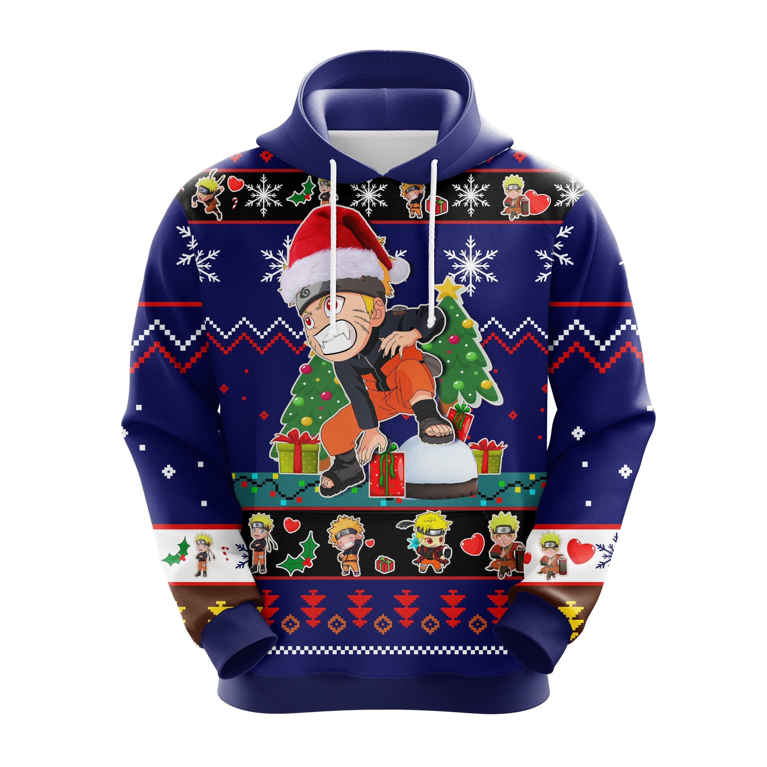 Naruto Christmas Cute Noel Mc Ugly Hoodie 1 Amazing Gift Idea Thanksgiving Gift