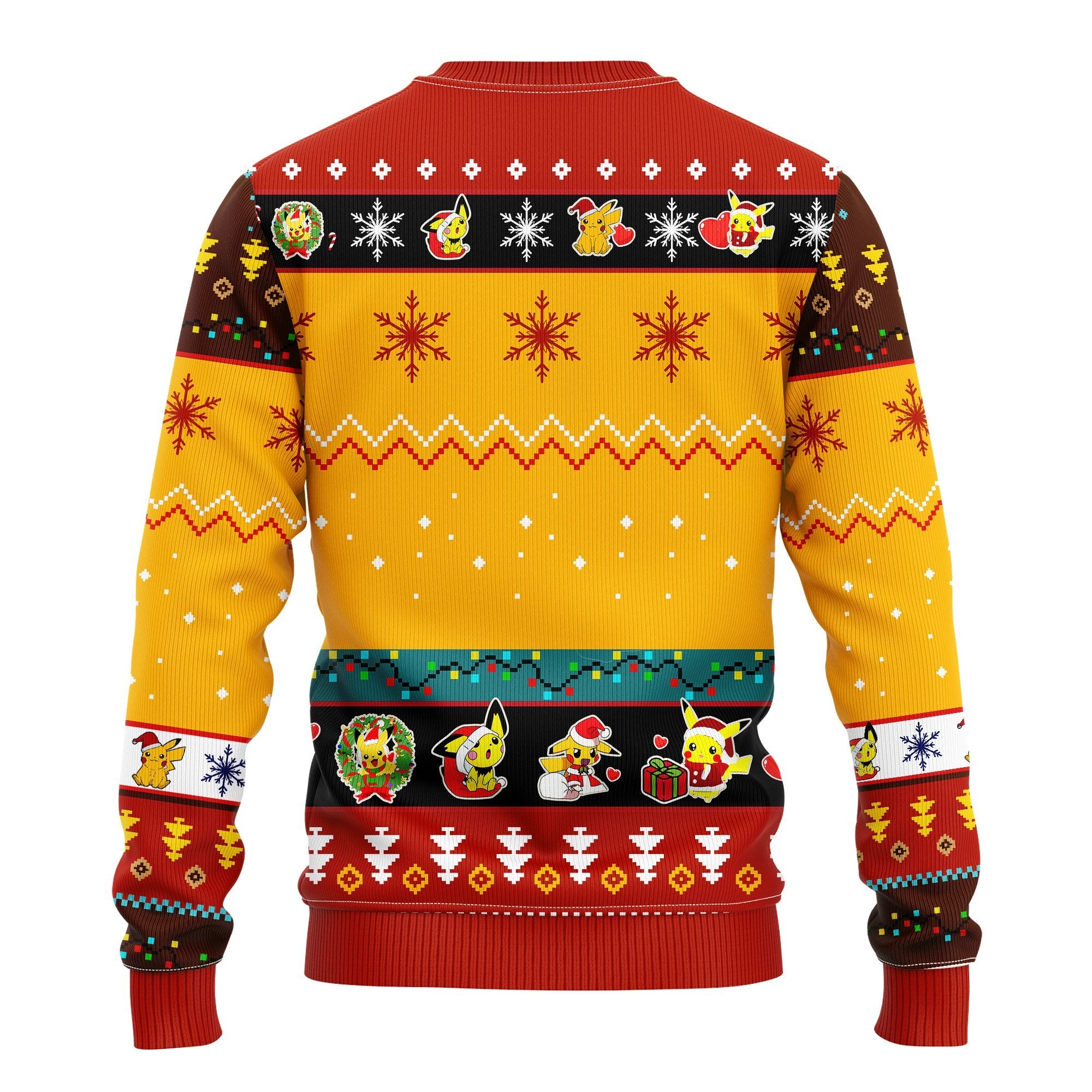 Pikachu Pokemon Ugly Christmas Sweater Yellow 1 Amazing Gift Idea Thanksgiving Gift