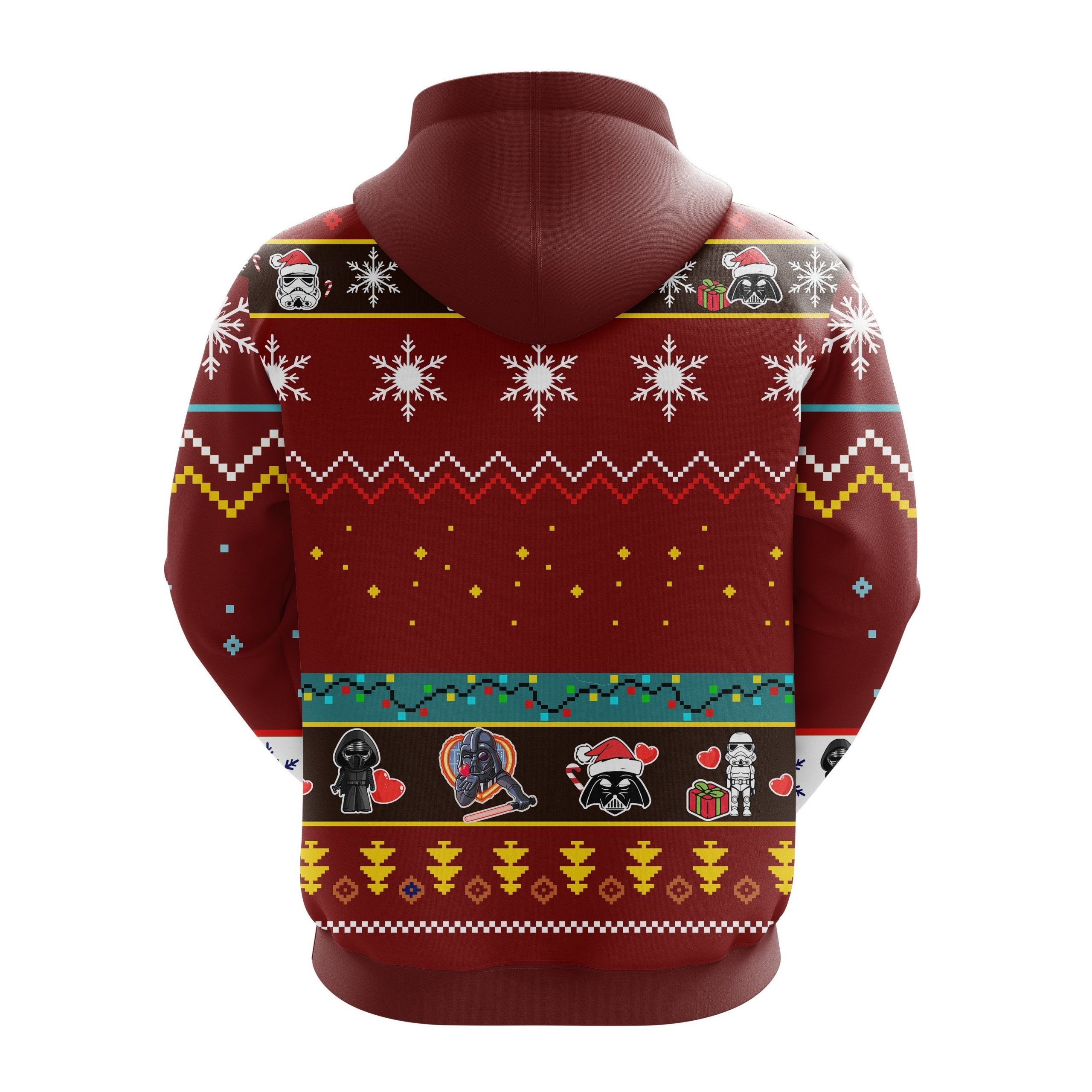 Star Wars Dark Red Christmas Cute Noel Mc Ugly Hoodie Amazing Gift Idea Thanksgiving Gift
